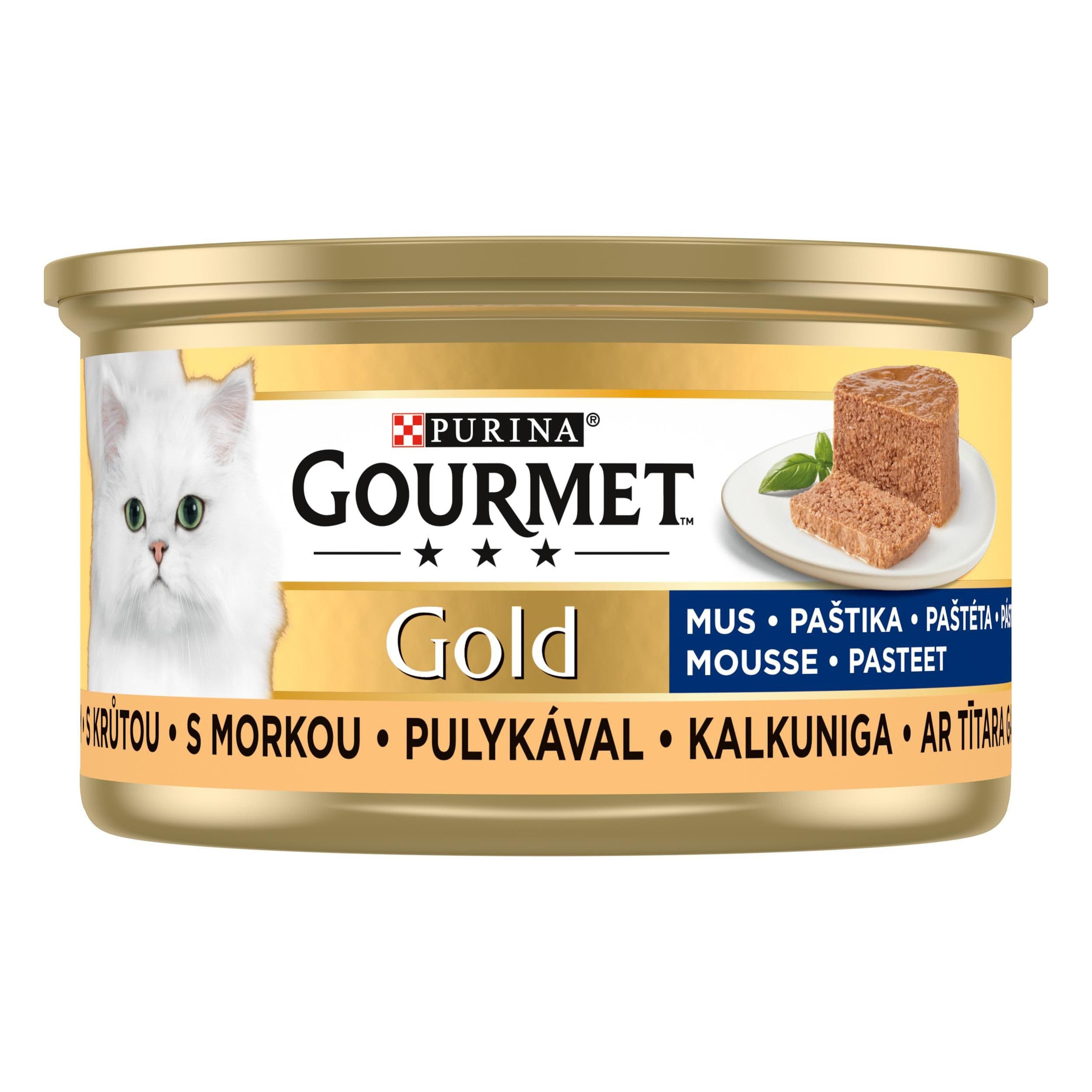 Gourmet Gold jemná paštika s krůtou 85 g