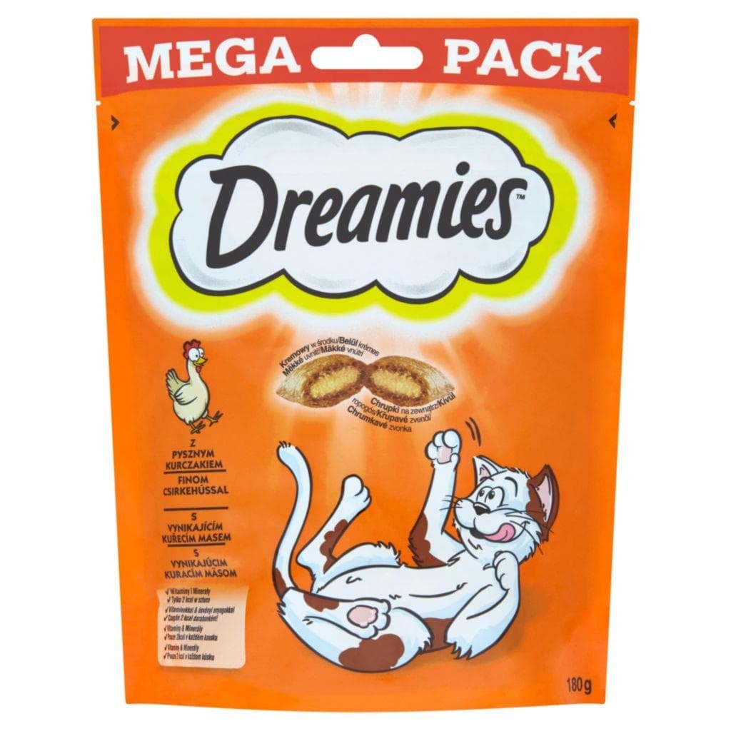Dreamies S vynikajícím kuřecím masem 180 g