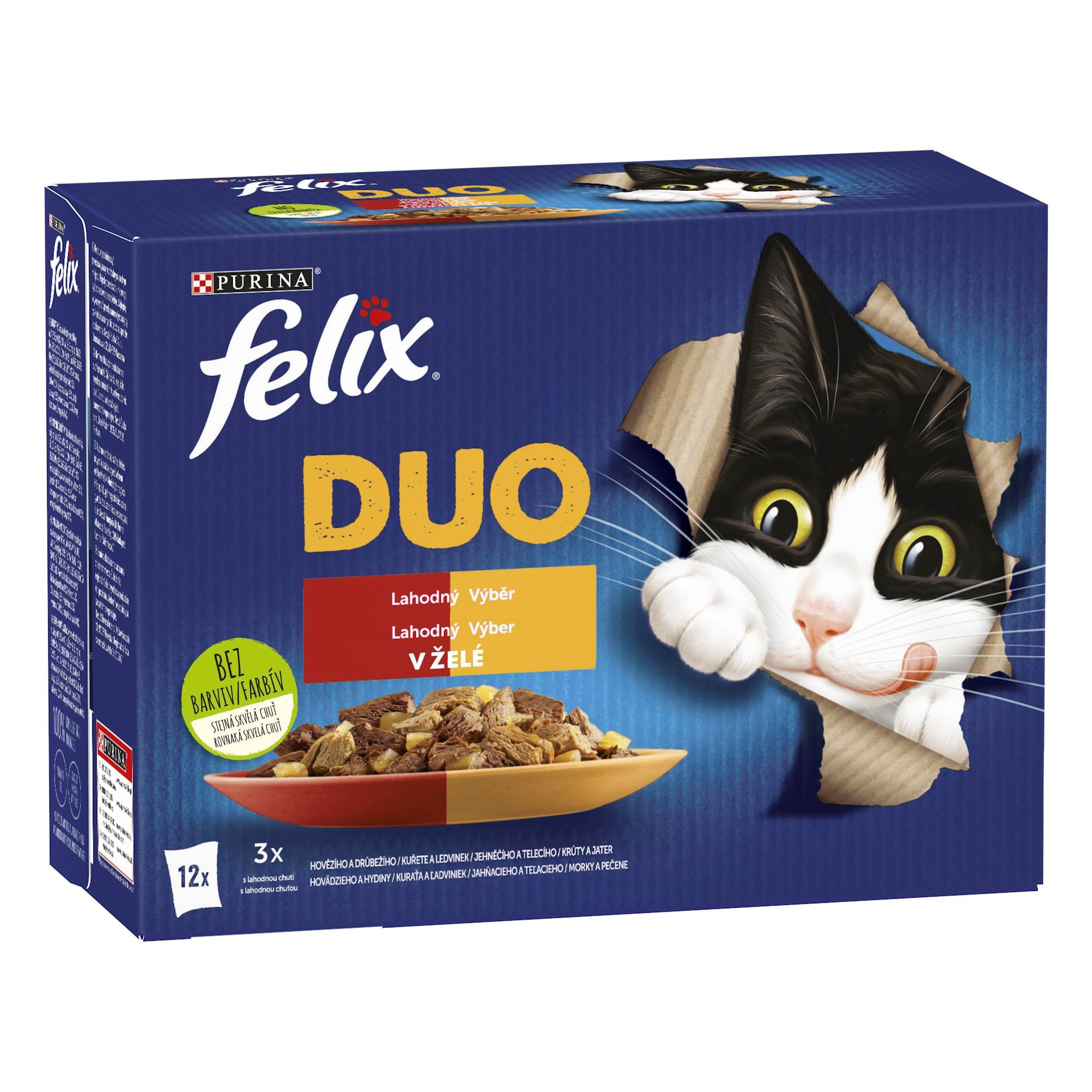 FELIX Fantastic DUO Multipack želé 12x85g
