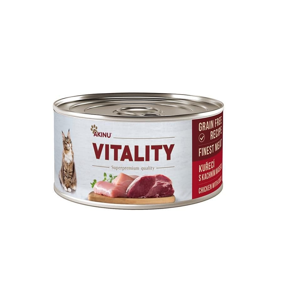 Vitality kuřecí s kachním masem pro kočky 70 g