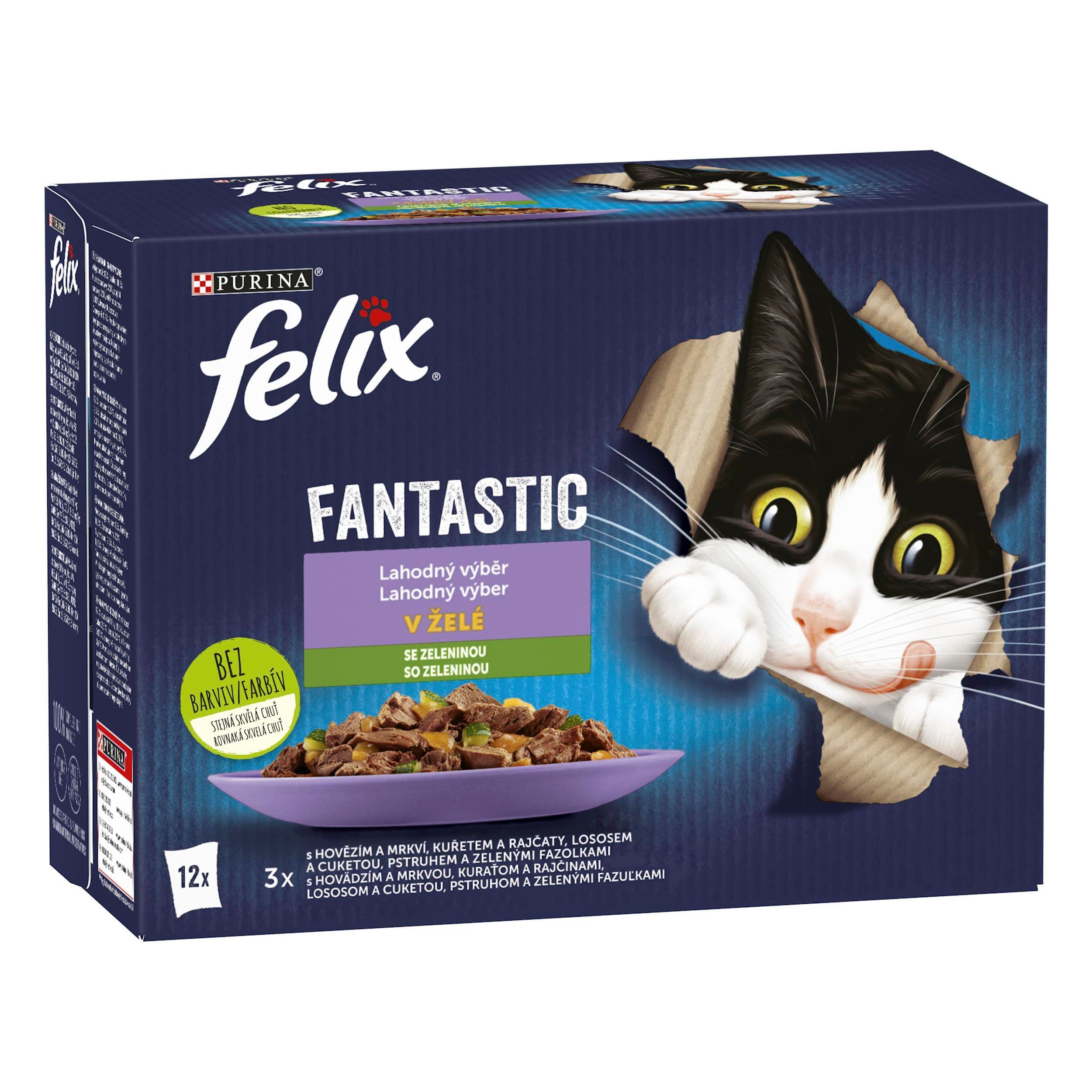 FELIX Fantastic Multipack se zeleninou 12x85g