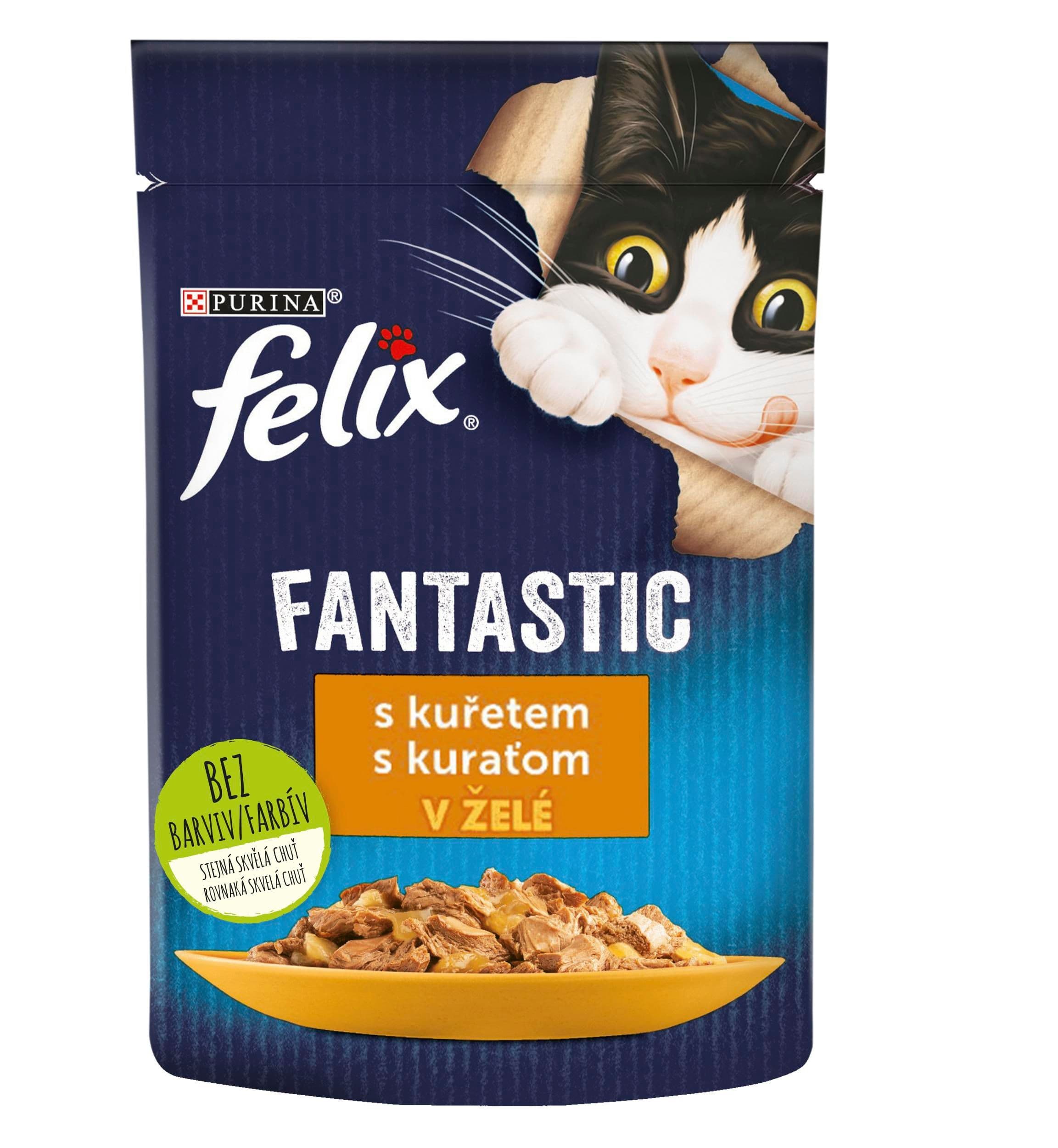 FELIX Fantastic kapsička s lososem v želé 85g