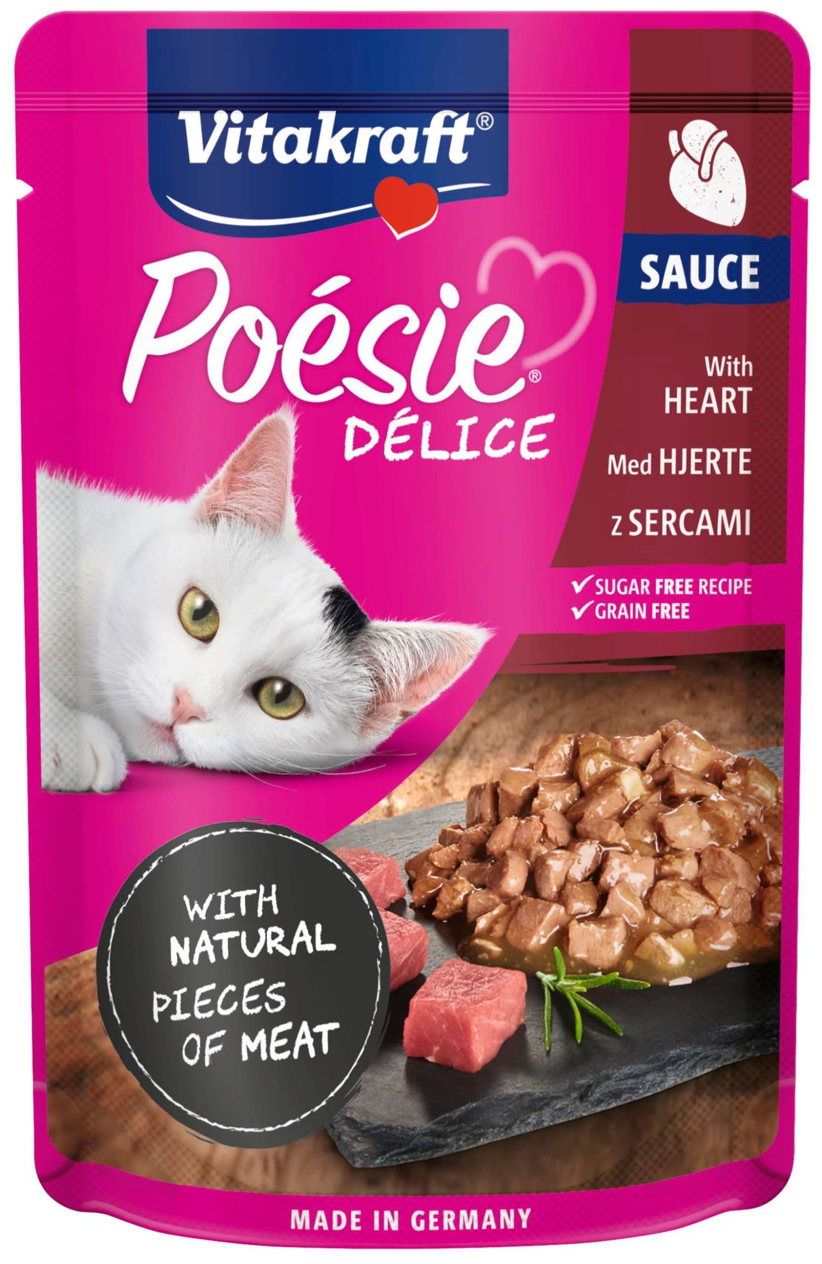 Vitakraft Poésie Délisauce srdce pro kočky 85 g