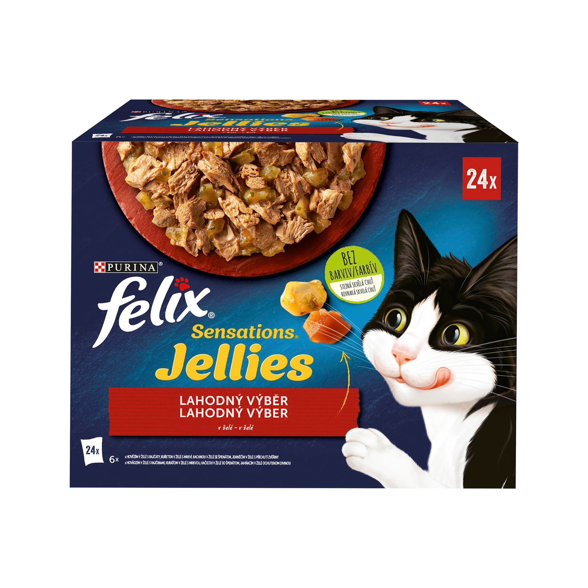 FELIX Sensations Jellies Multipack kapsičky 24x85g