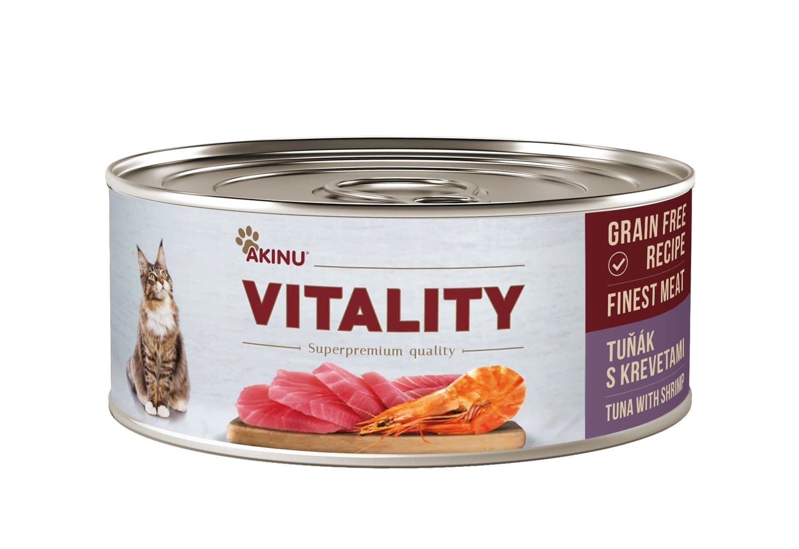 Vitality tuňák s krevetami pro kočky 70 g