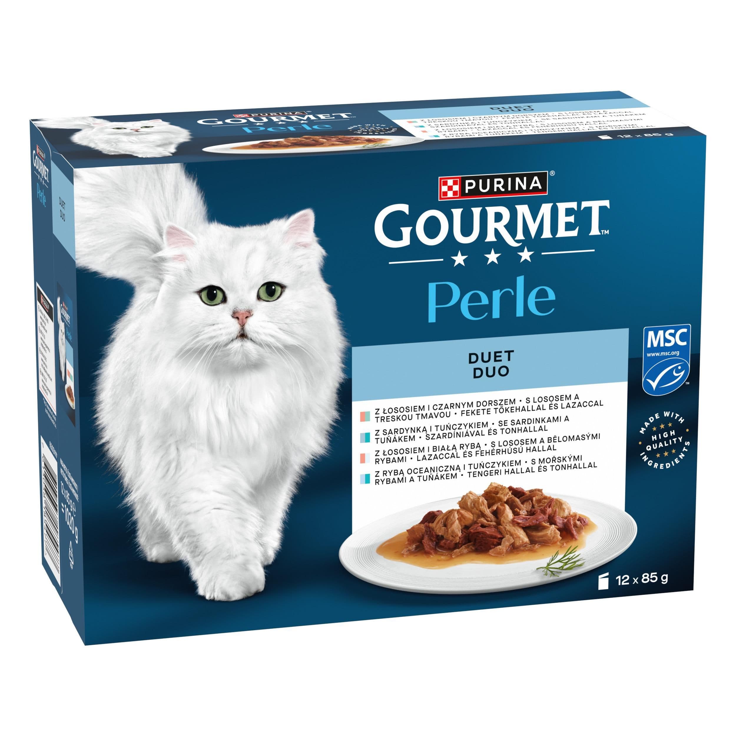 Gourmet Perle Duo multipack rybí duo 12x85 g