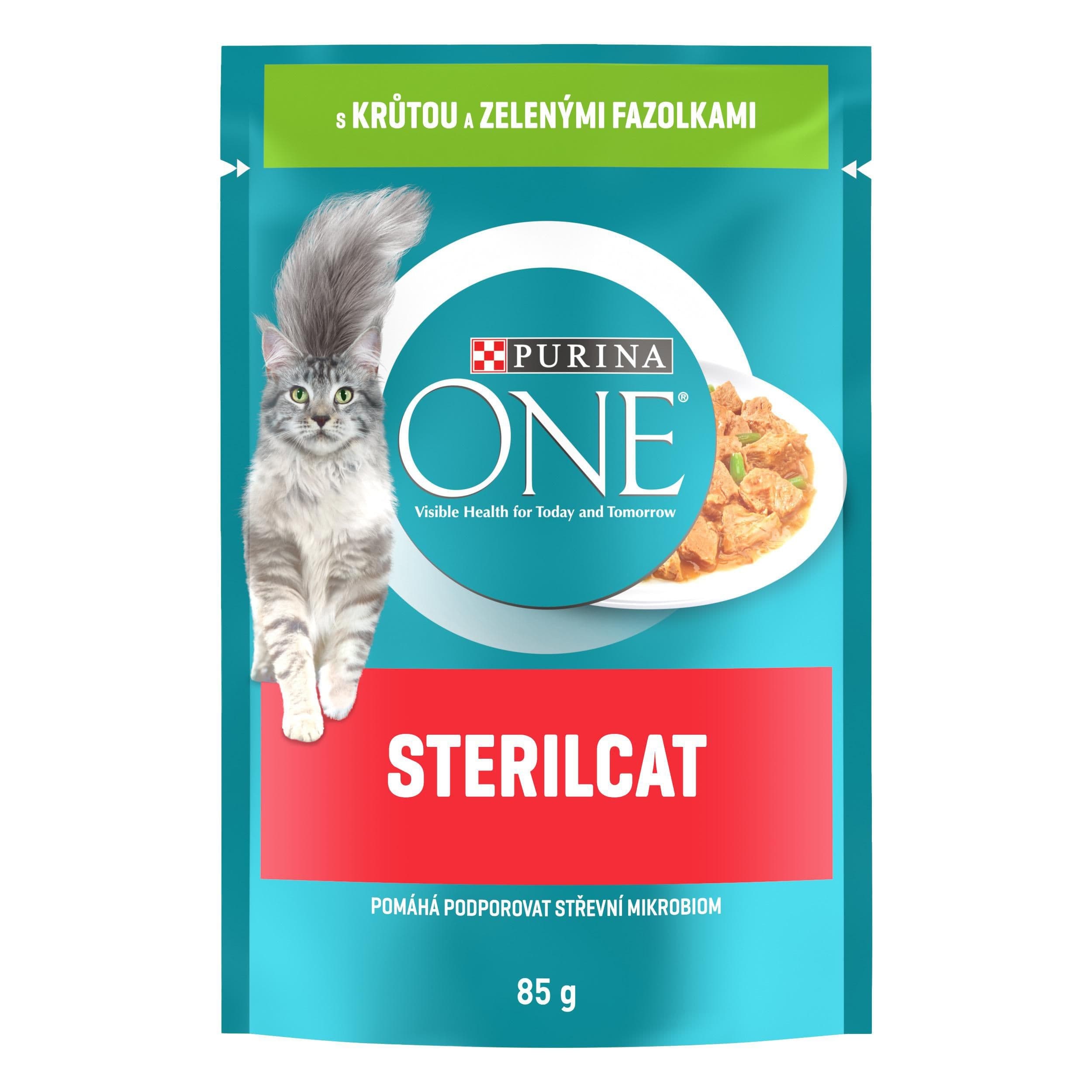 Purina ONE Kapsička s krůtou a zelenými fazolkami ve šťávě 85g