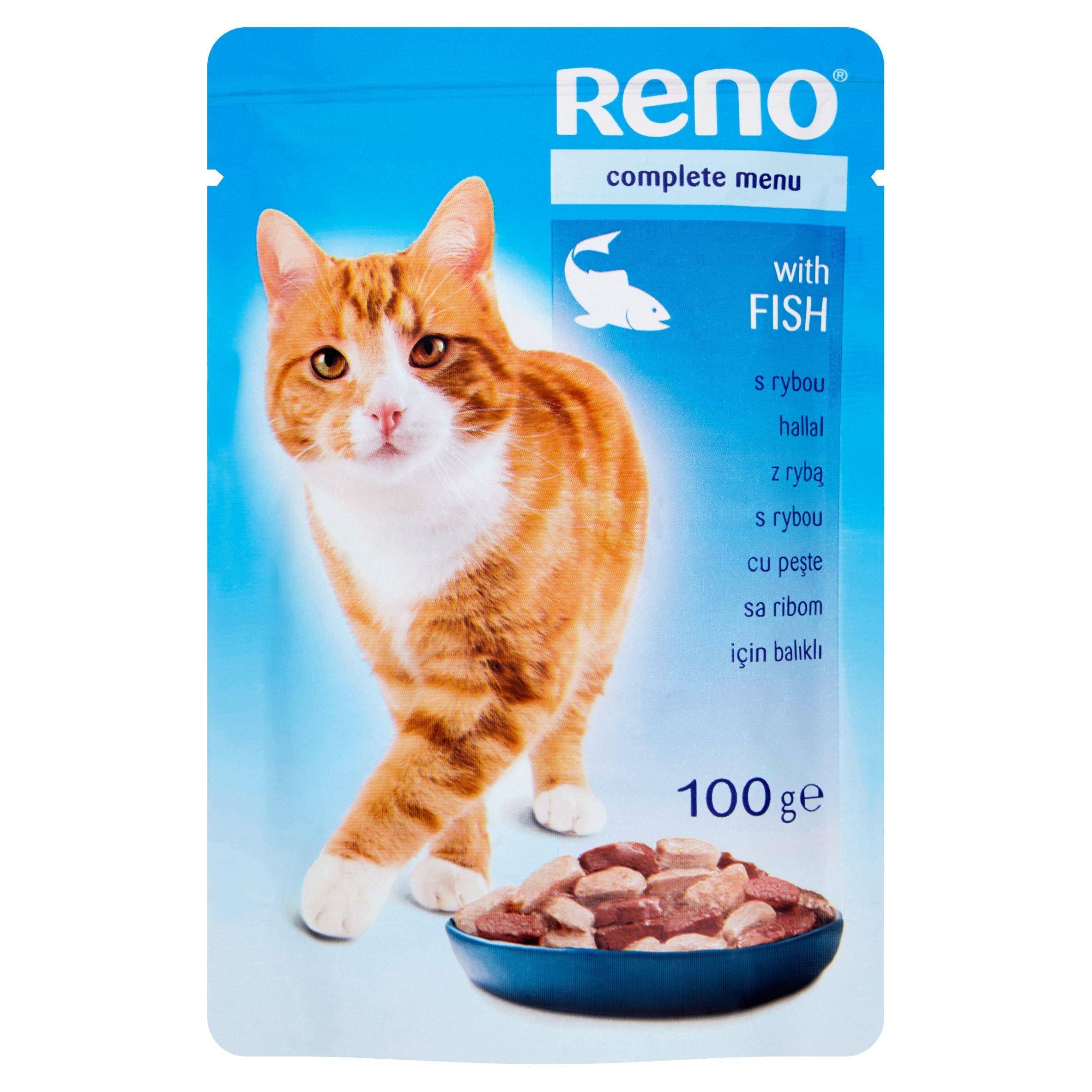 Reno Kompletní krmivo pro dospělé kočky s rybou 100 g