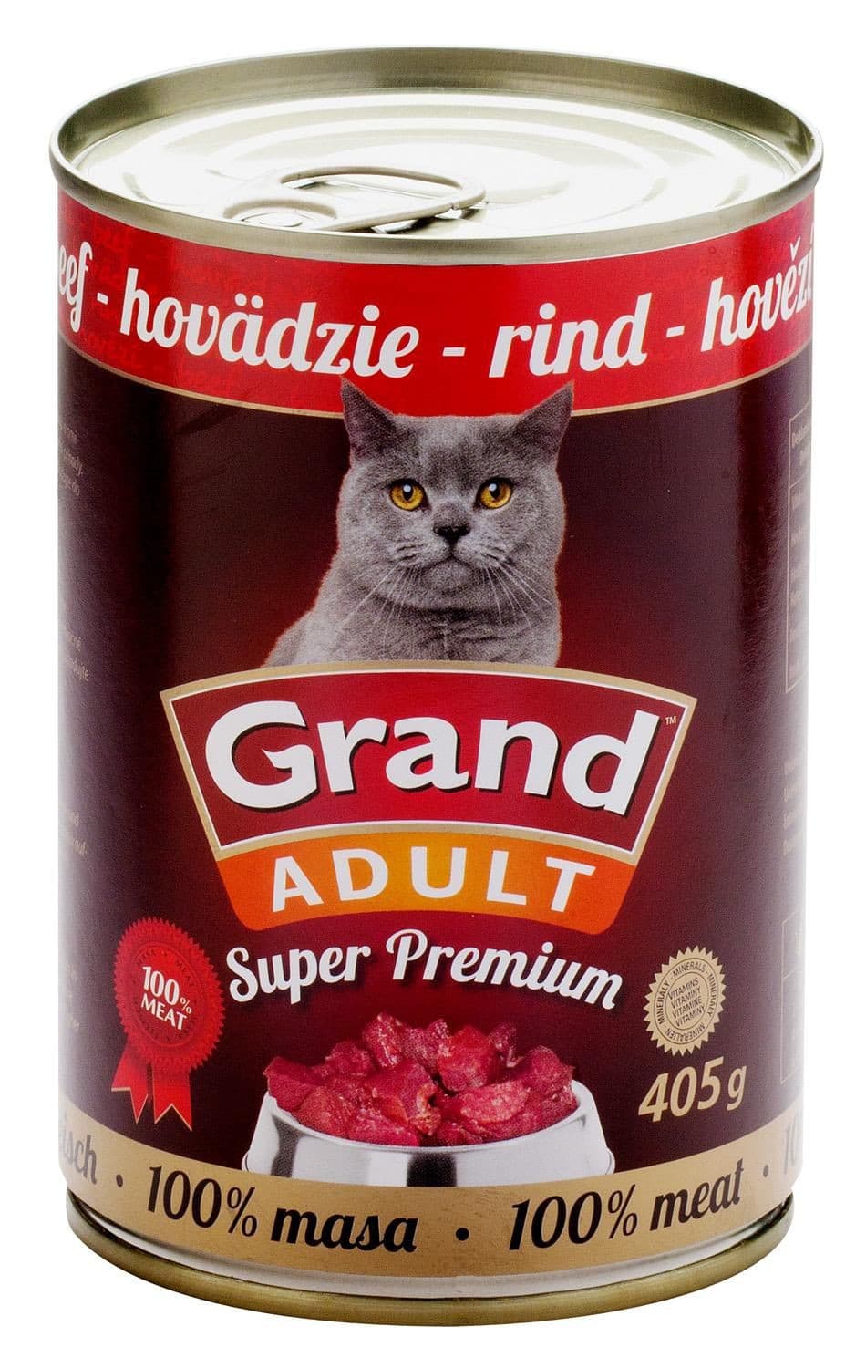 Grand Super Premium Hovězí - Cat 405 g