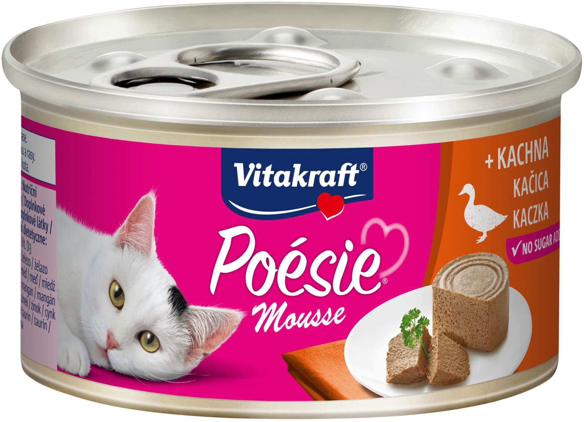 Vitakraft Poésie konzervovaná paštika kachna 85 g
