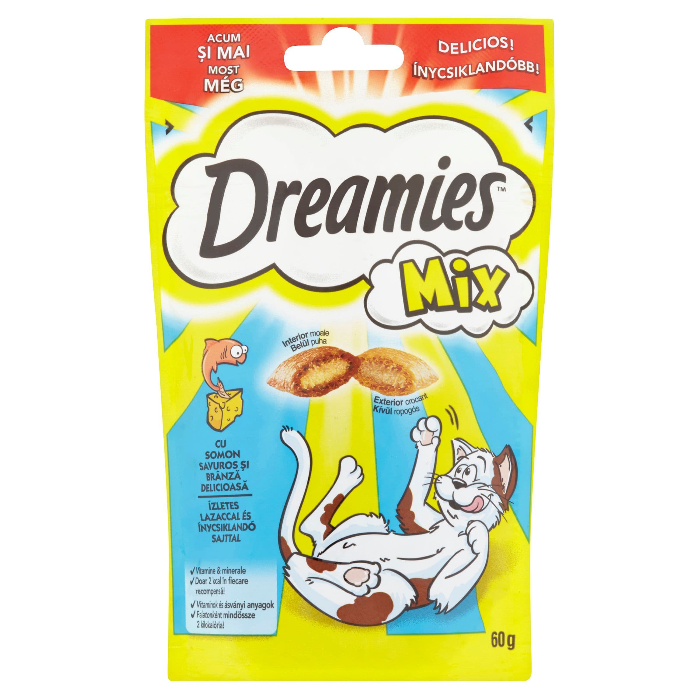 Dreamies s lososem a sýrem 60 g
