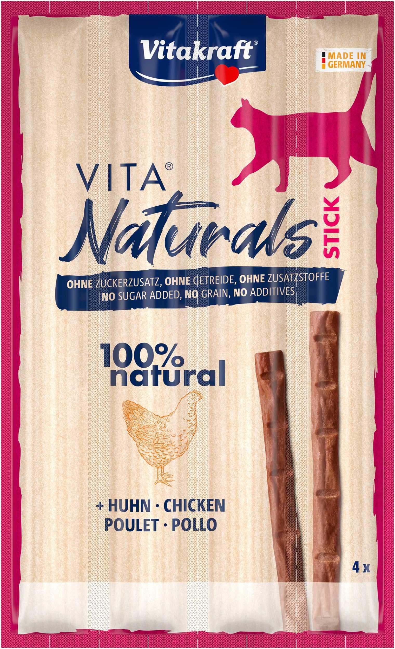 Vitakraft Vita naturals cat stick kuře 4 x 5g