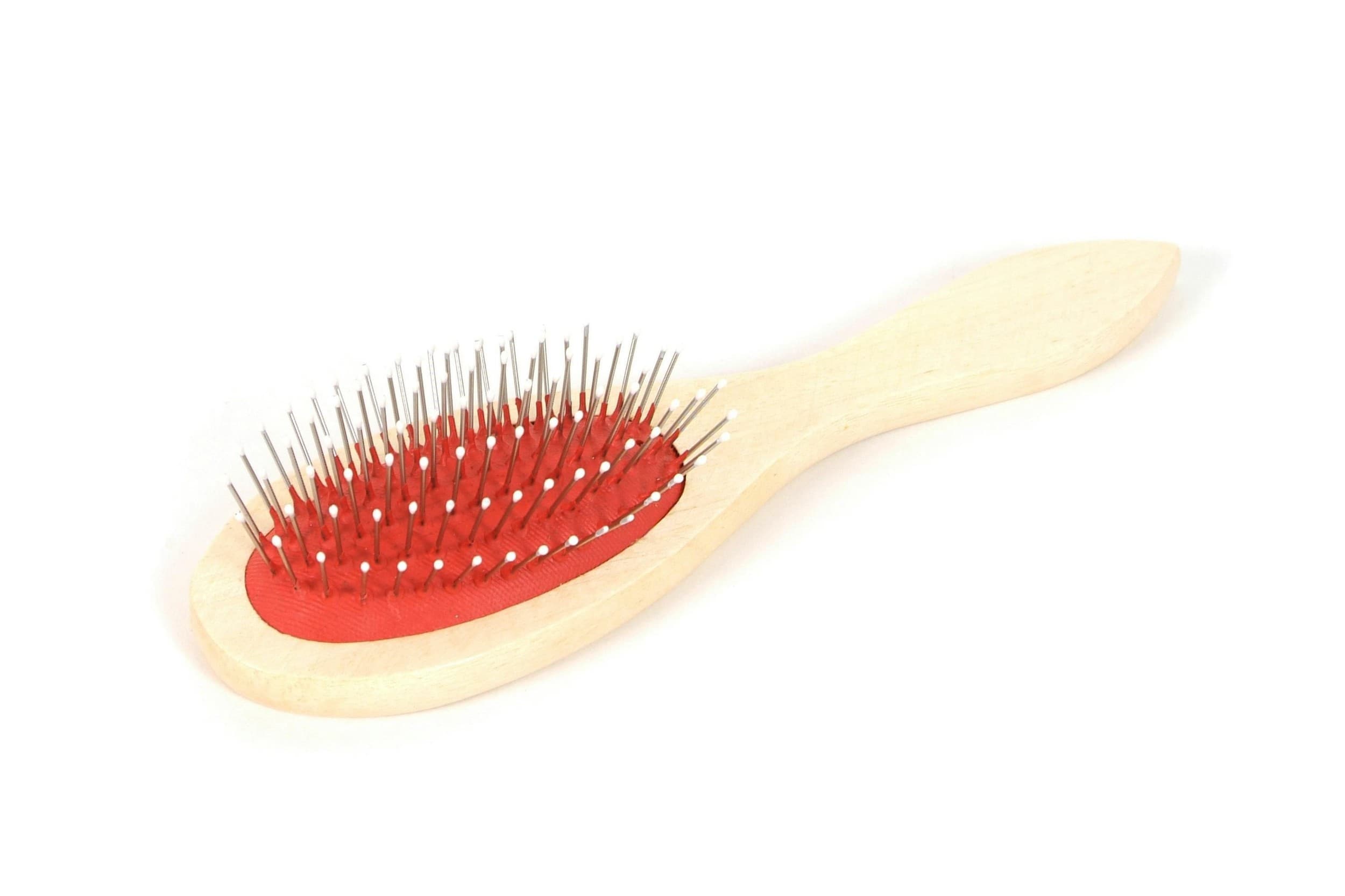 Kartáč s dřevěnou rukojetí s kuličkami 22 cm 1 ks