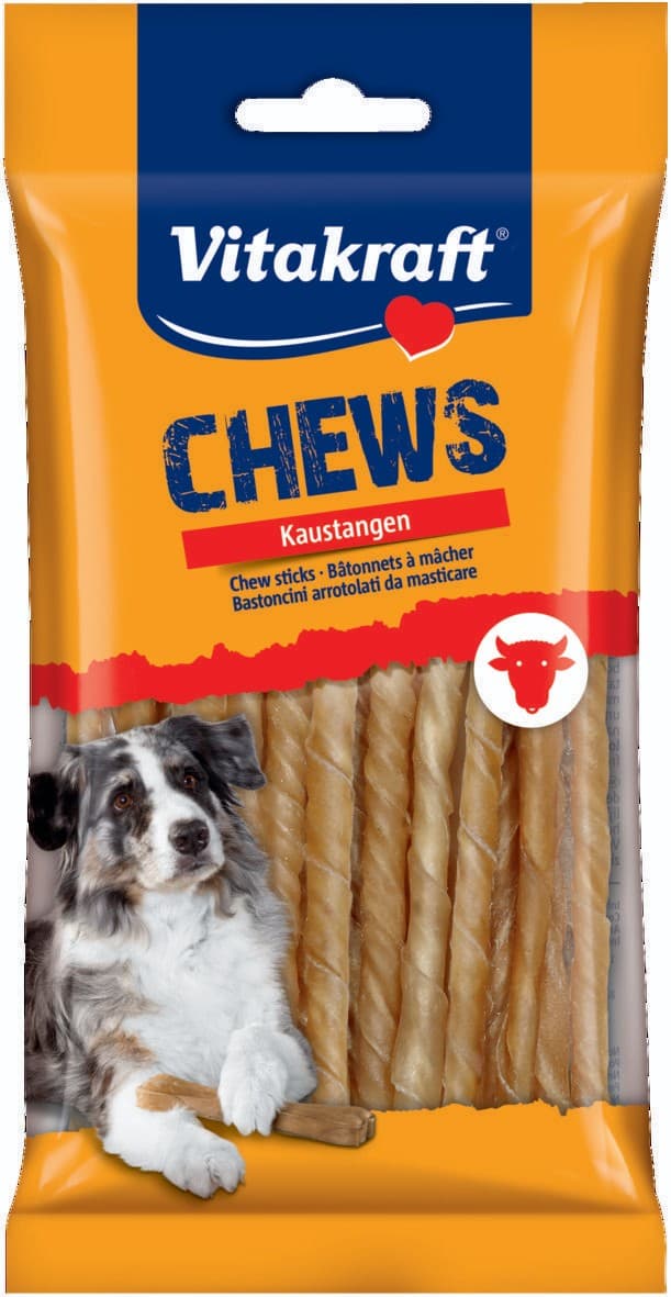 Vitakraft Chews žvýkací točené tyčinky 12,5 cm 25 ks