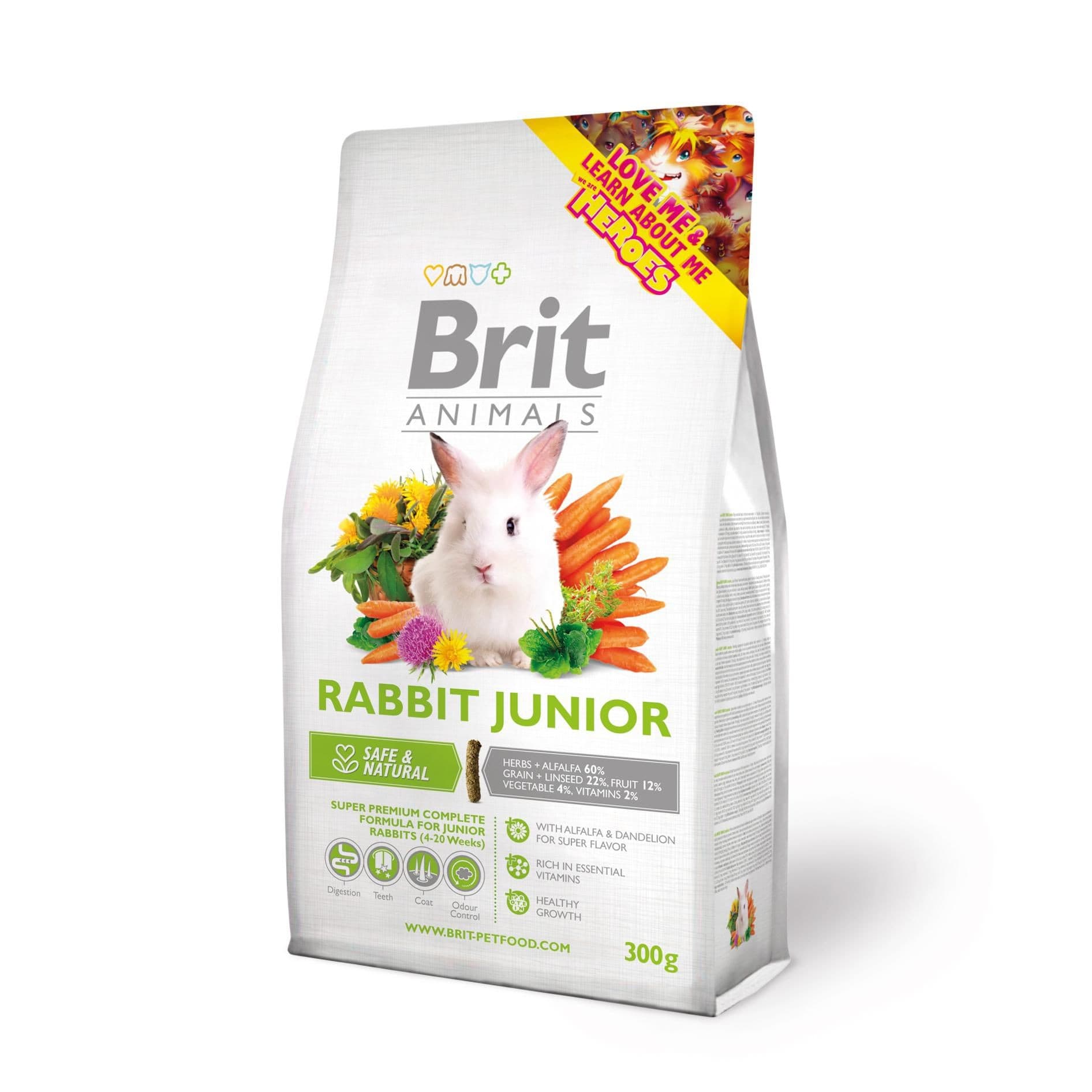 Brit Animals  Rabbit Junior Complete 300 g