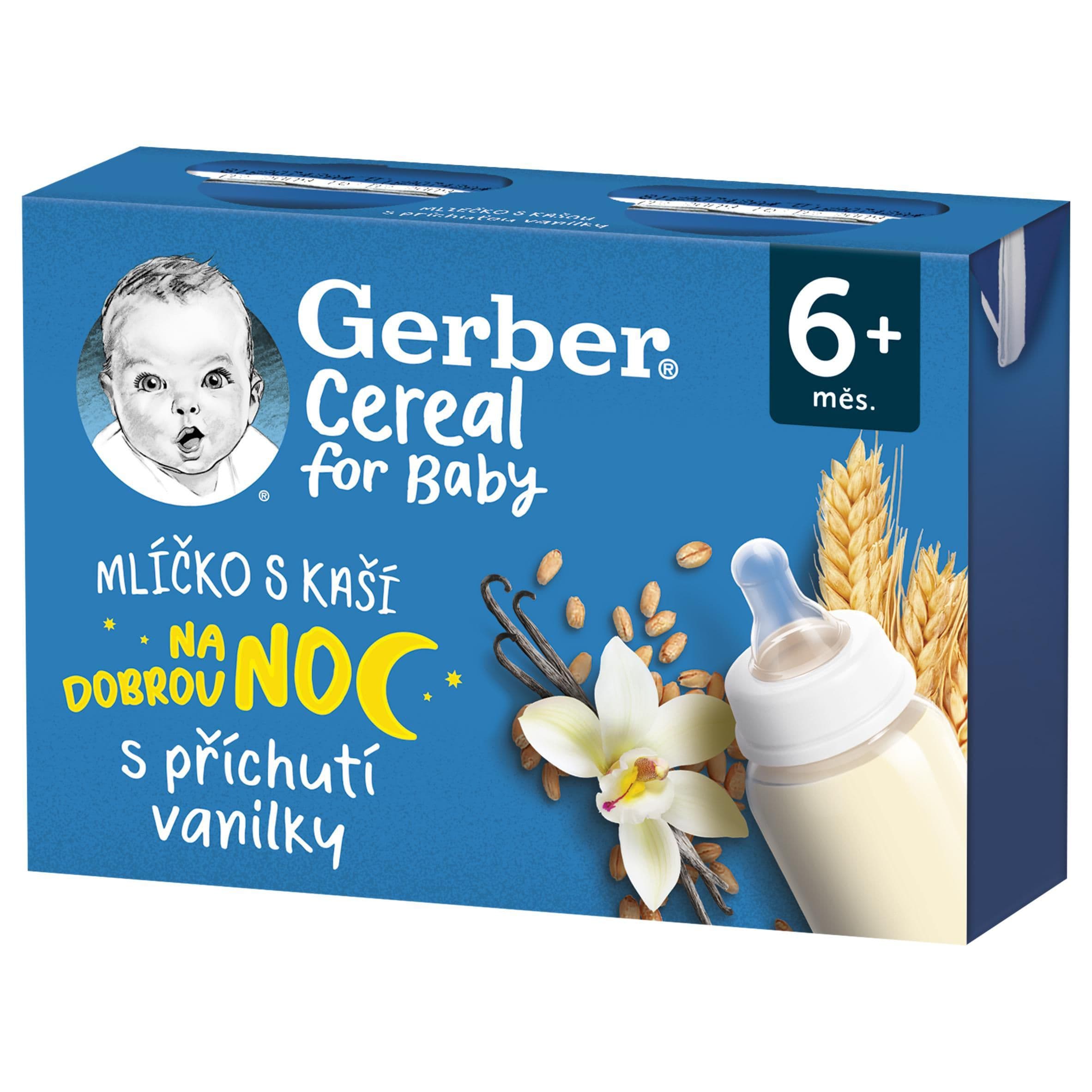 Gerber Cereal mlíčko s kaší s příchutí vanilky 400 ml