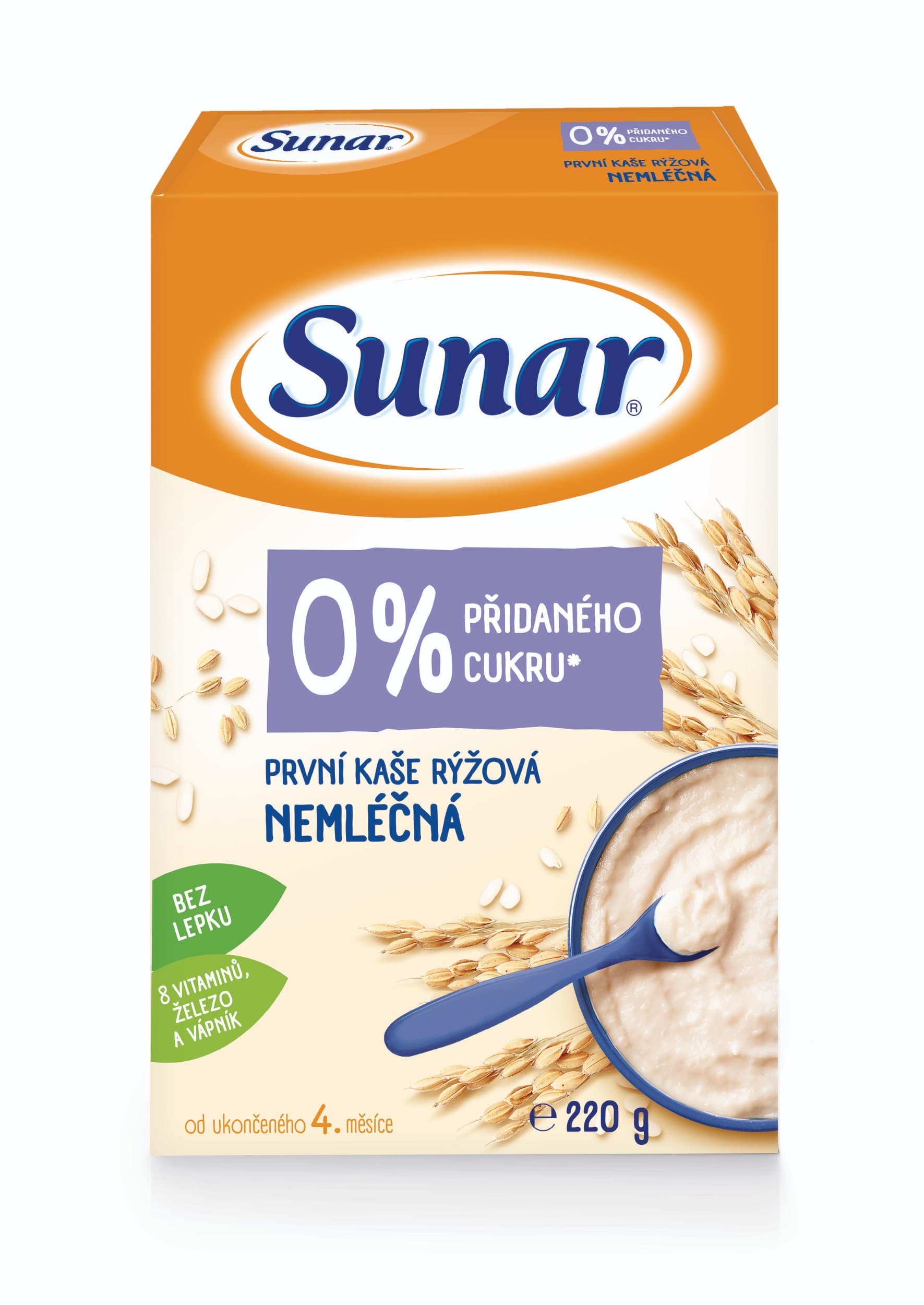 Sunar první kaše rýžová nemléčná 220 g