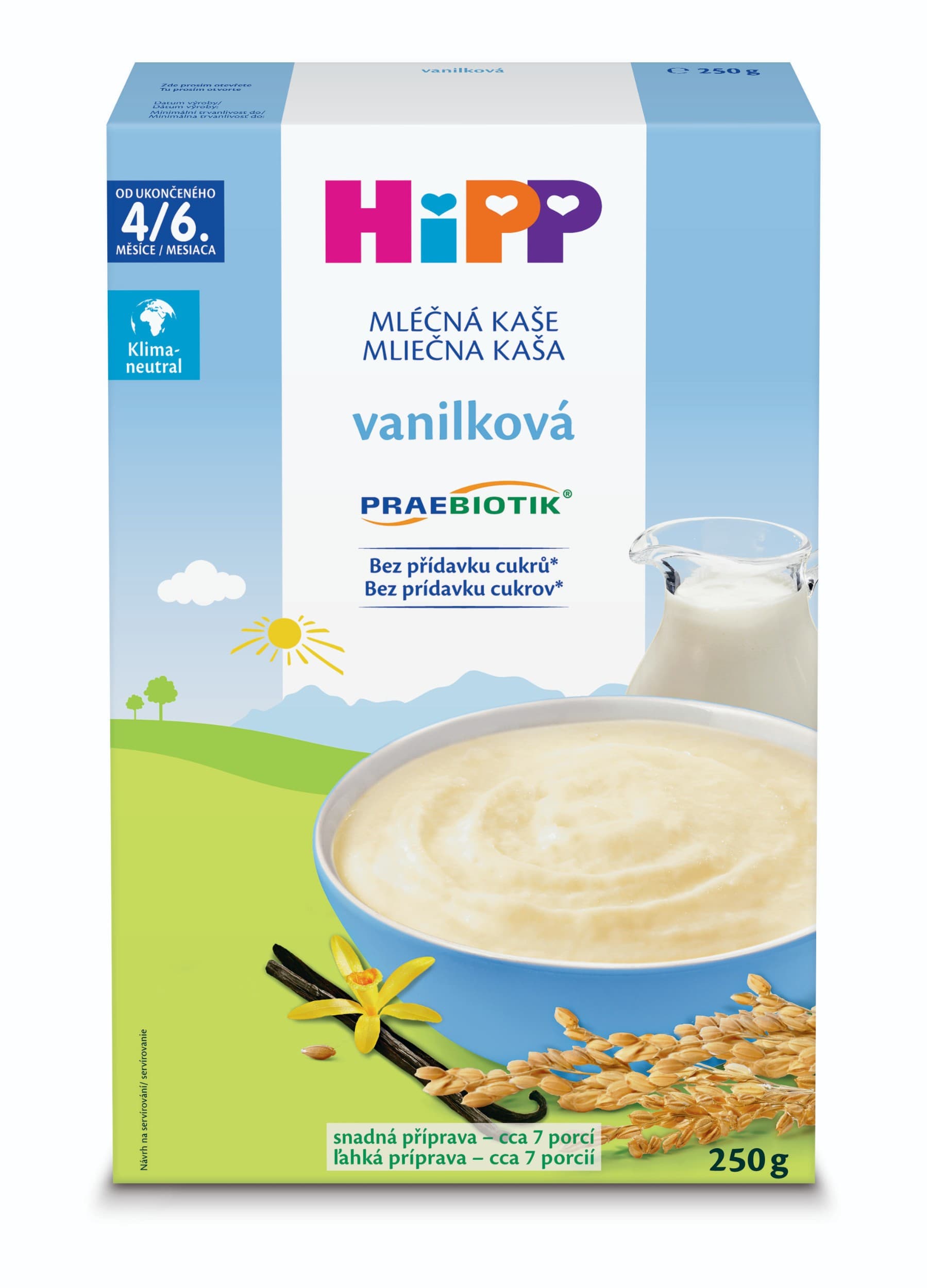 HiPP Mléčná první kaše pro kojence 250g