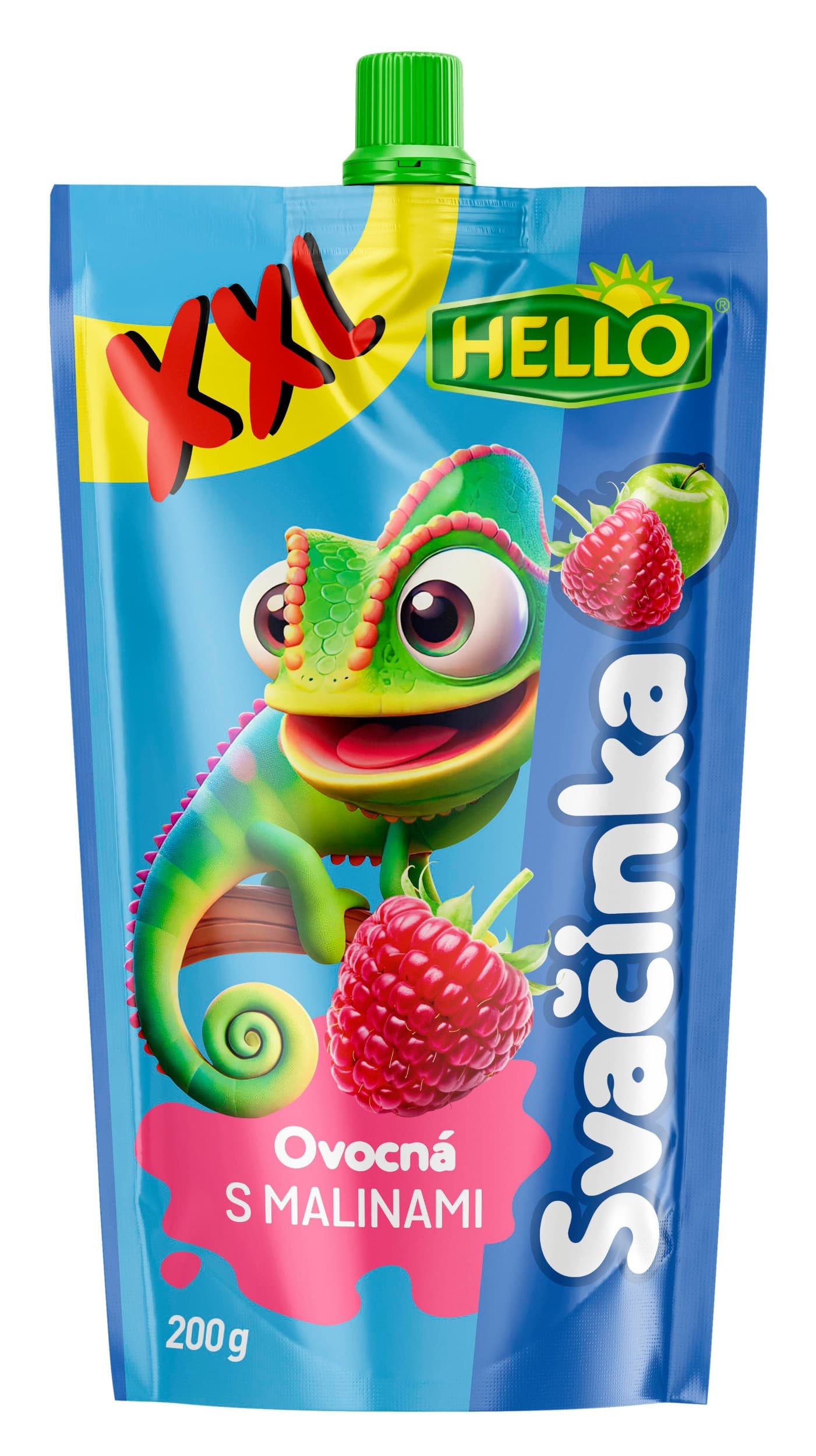 Hello Ovocná přesnídávka malina XXL 200 g