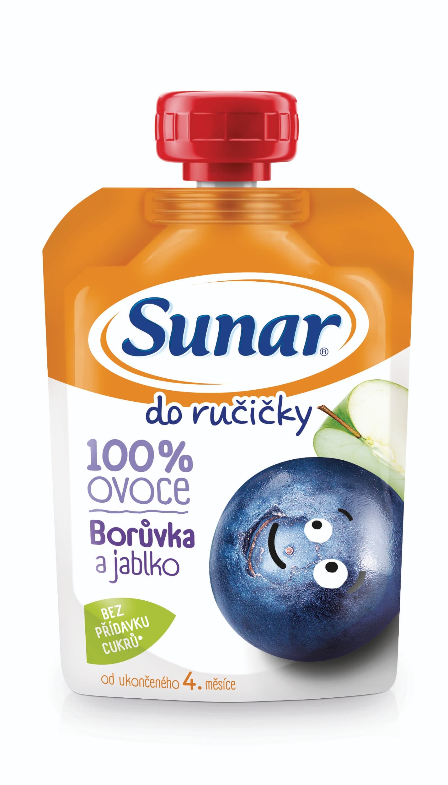 Sunar Do ručičky ovocná kapsička borůvka 4m+ 100 g