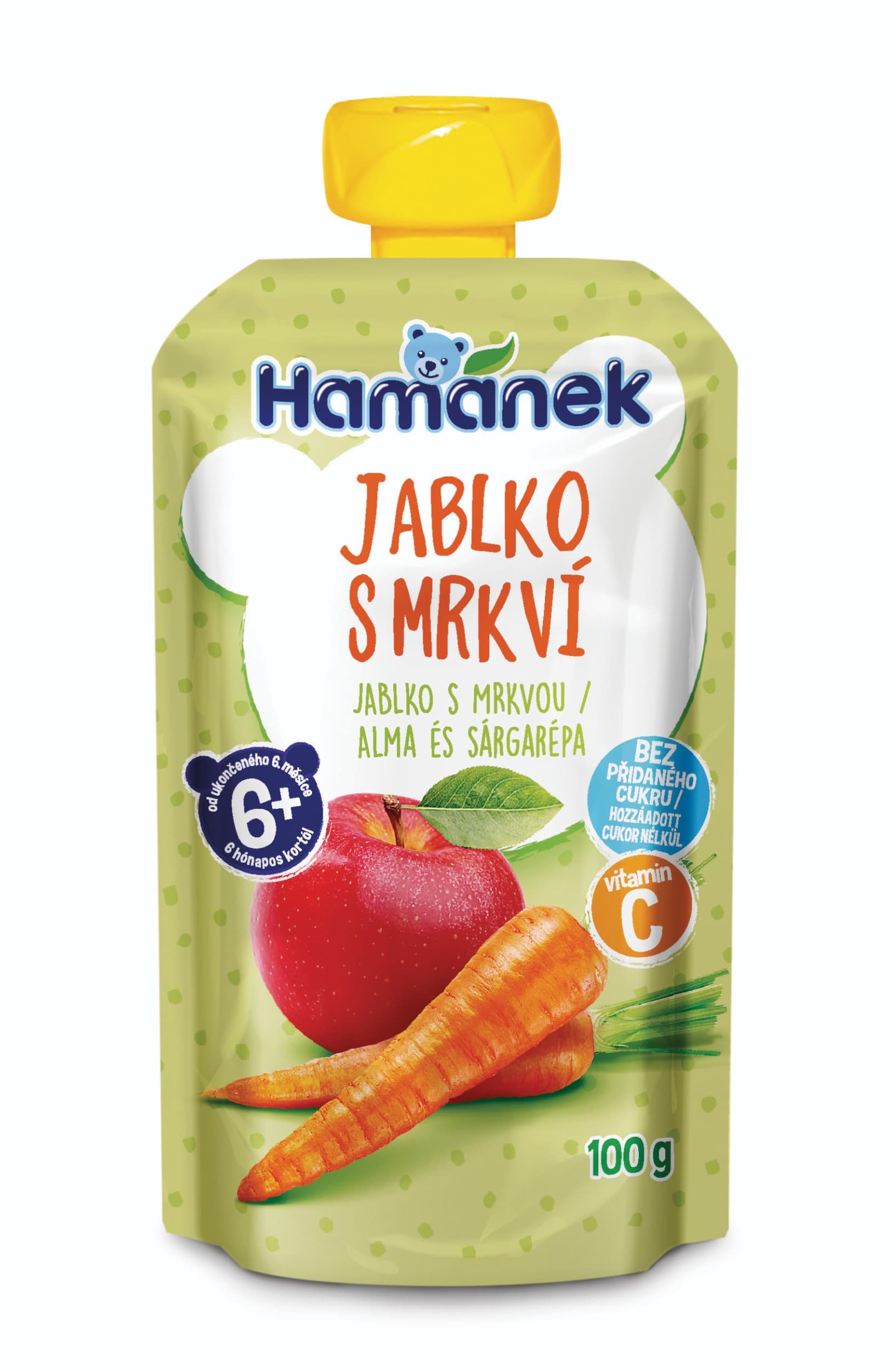 Hamánek Jablko mrkev přesnídávka 100 g