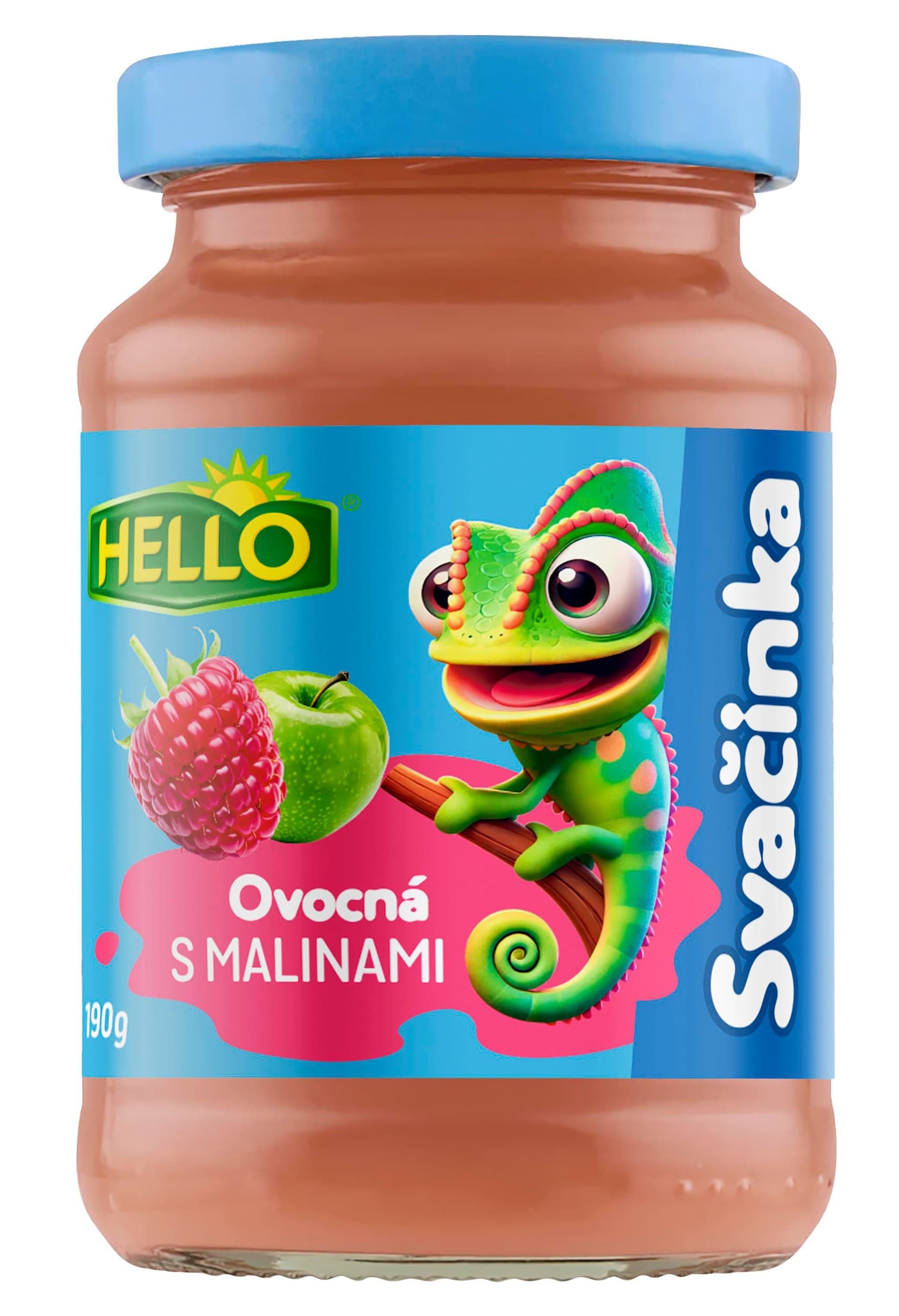 Hello Ovocná přesnídávka s malinami 190 g
