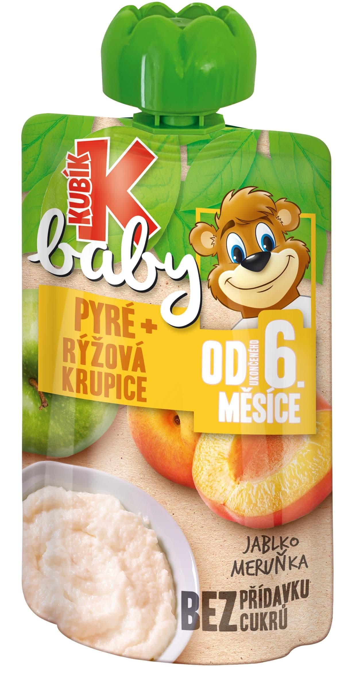 Kubík Baby jablko meruňka rýž. krup. 100 g