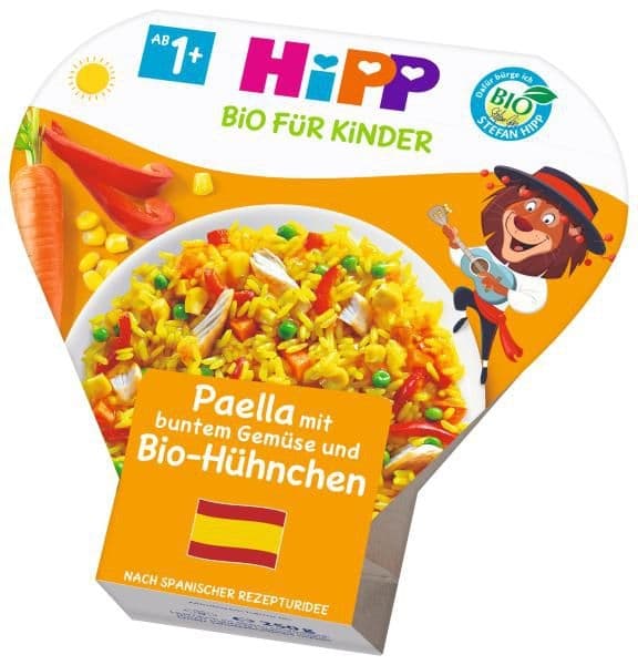 Hipp BIO Paella se zeleninou a kuřecím masem 250 g