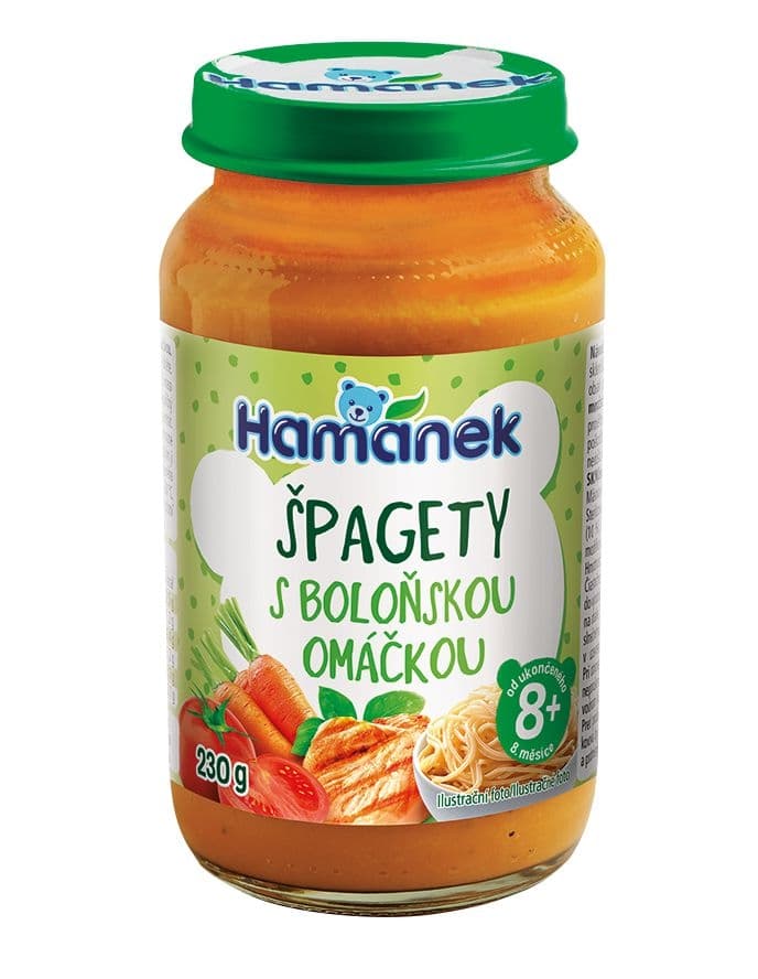 Hamánek Špagety s boloňskou omáčkou a kuřecím masem 230 g