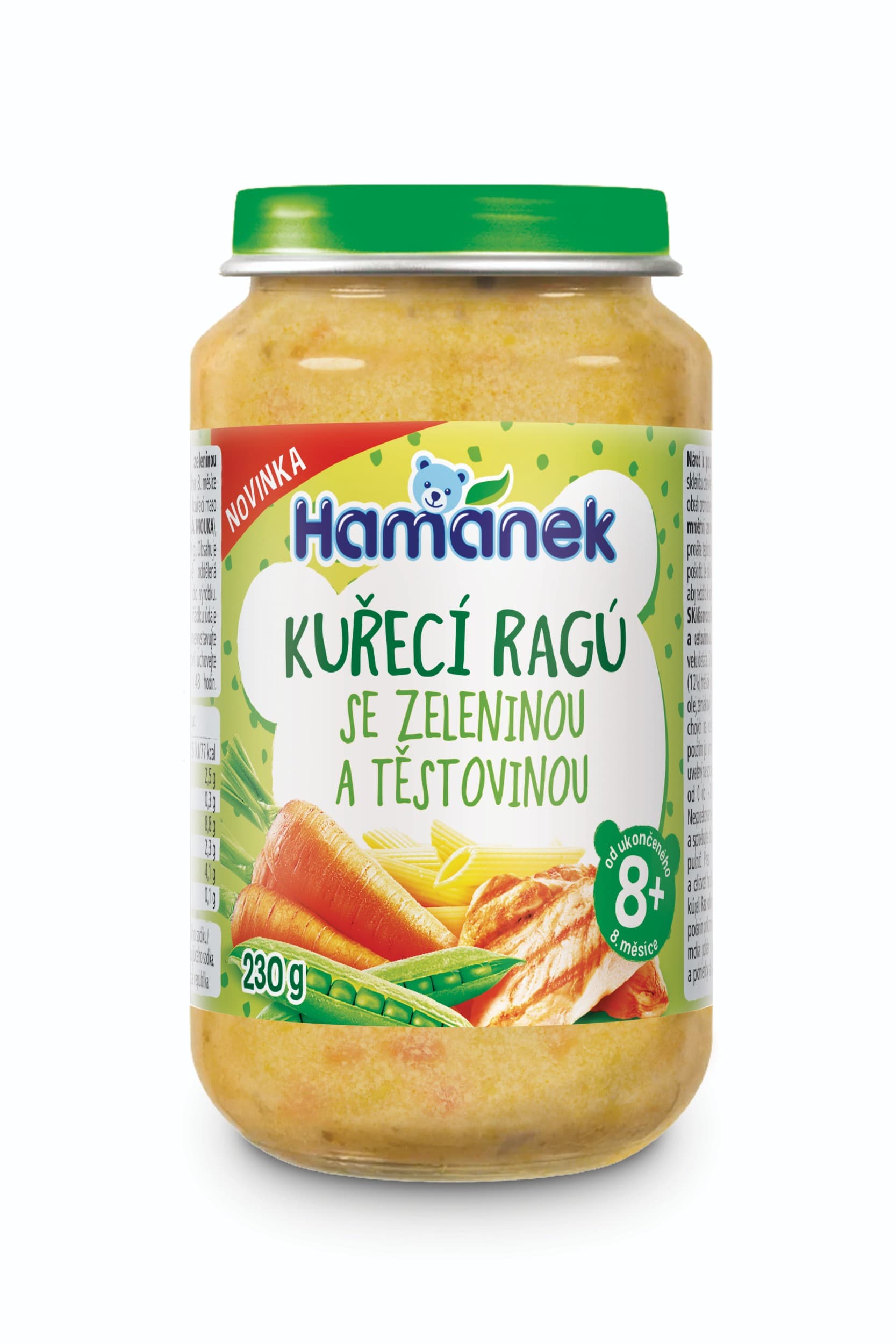 Hamánek Kuřecí ragů zeleninové těstoviny 230 g