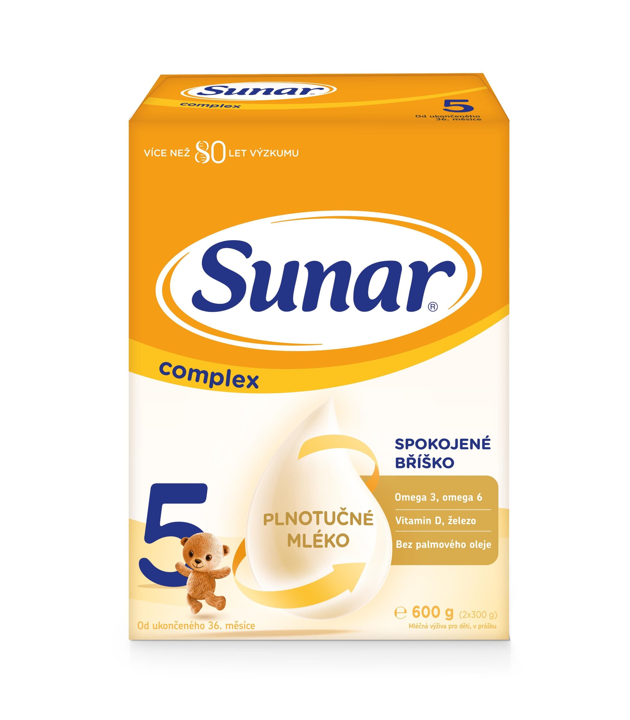 Sunar Complex 5 dětské mléko 600 g