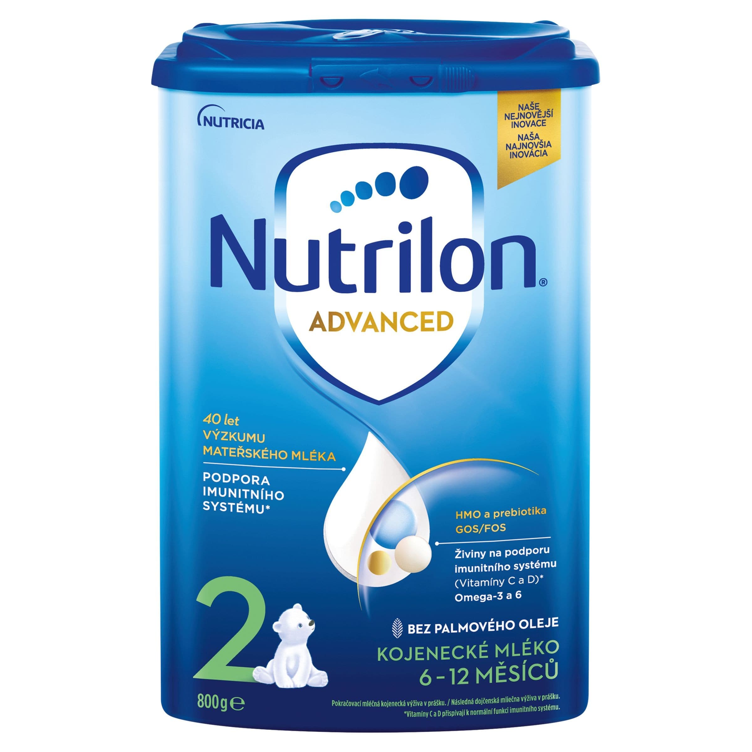 Nutrilon 2 Pronutra pokračovací mléko od uk. 6 měsíce 800 g