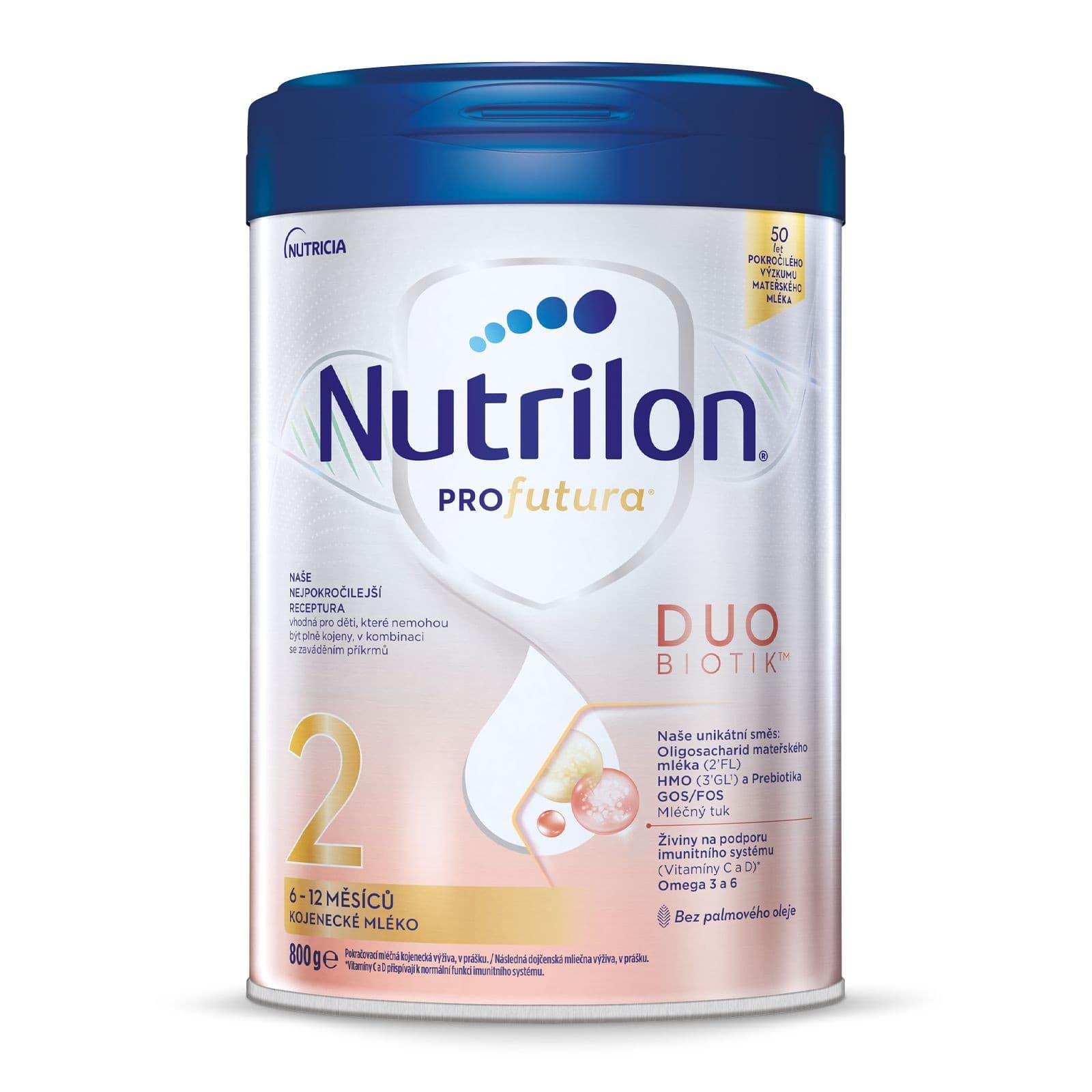 Nutrilon Profutura DUOBIOTIK 2 kojenecké mléko od uk. 6. měsíce 6+, 800g