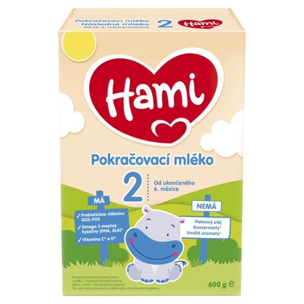Hami 6+ pokračovací kojenecké mléko 600g