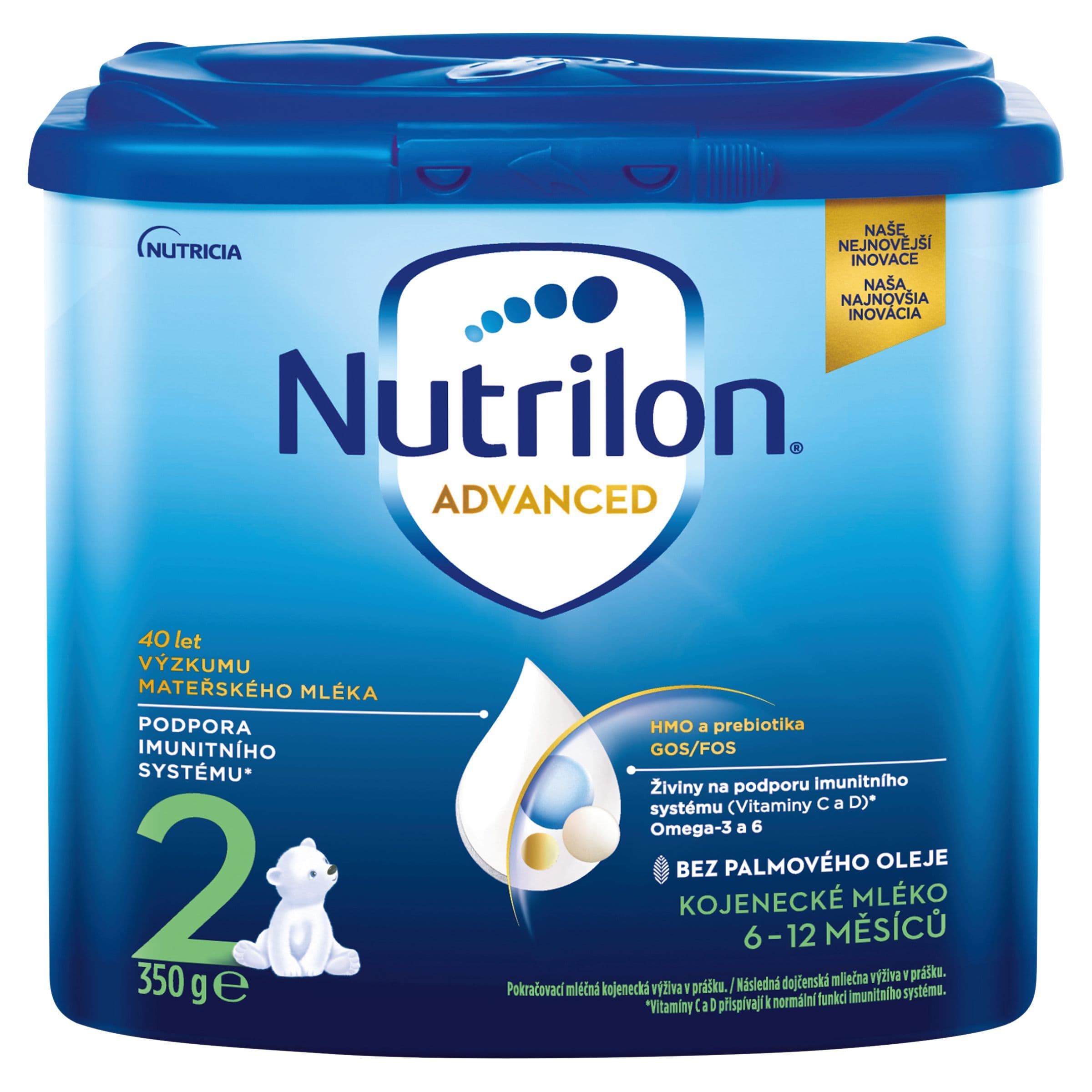 Nutrilon 2 Pronutra pokračovací mléko od ukončeného 6 měsíce 350 g