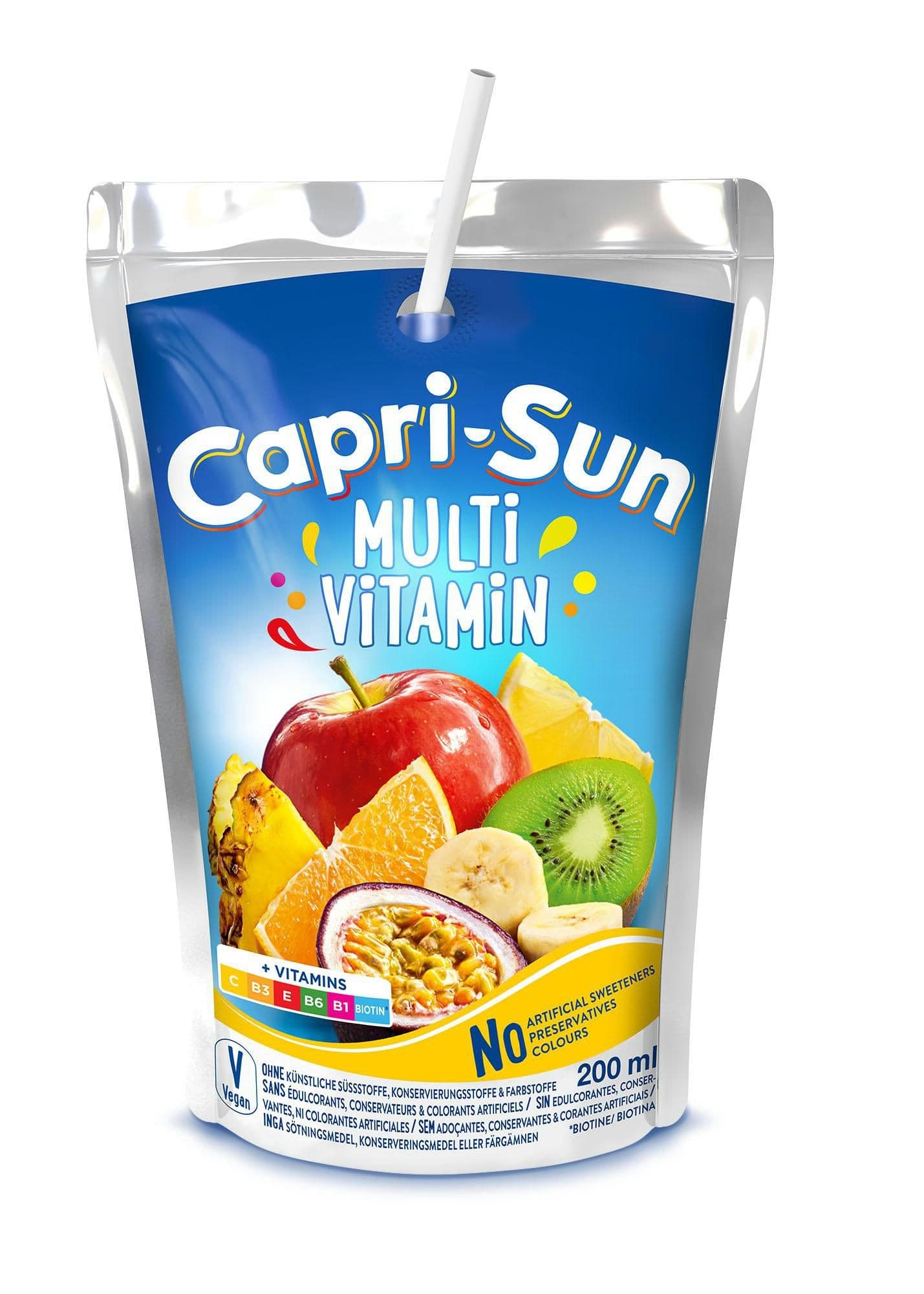 Capri-Sun Multivitamin nesycený nealkoholický ovocný nápoj 200ml