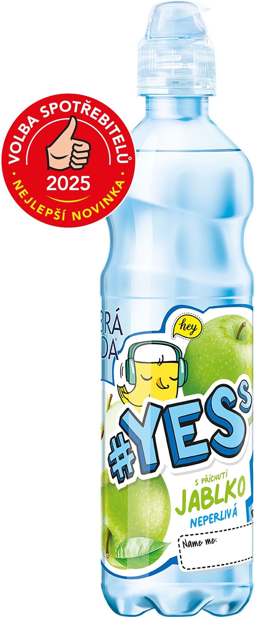 YESs jablko neperlivá 0,5l PET