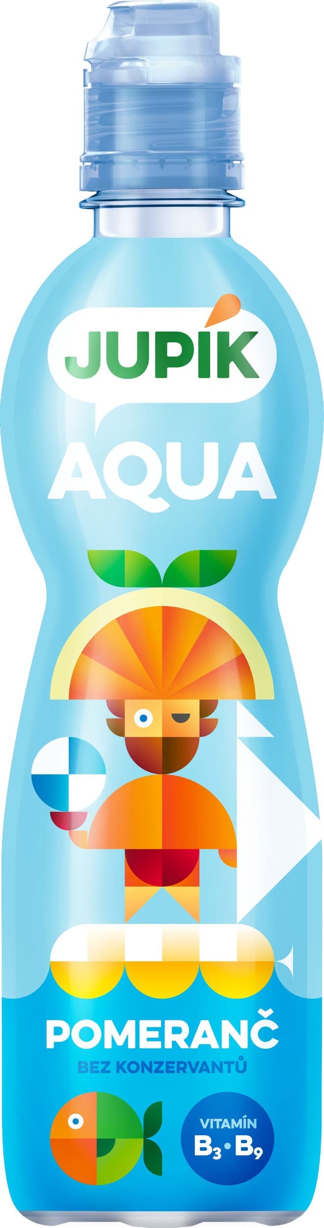 Jupík Aqua pomeranč 0,5l