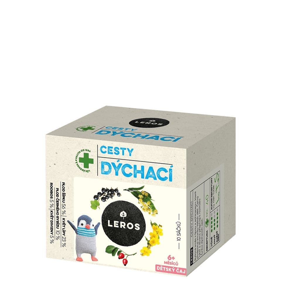 Leros Dětský čaj cesty dýchací 10x2g