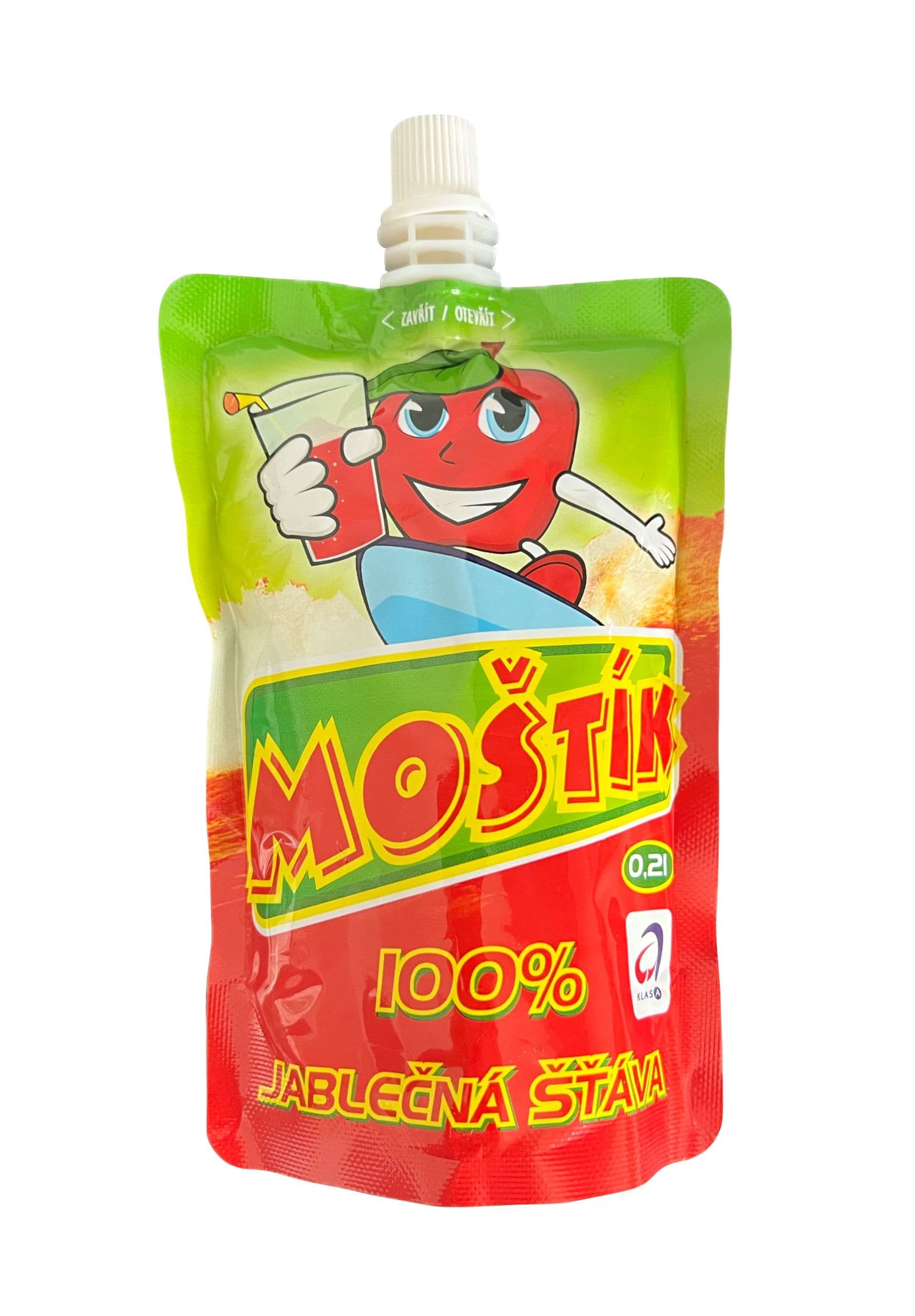 Moštík 100% jablečná šťáva 0,2l