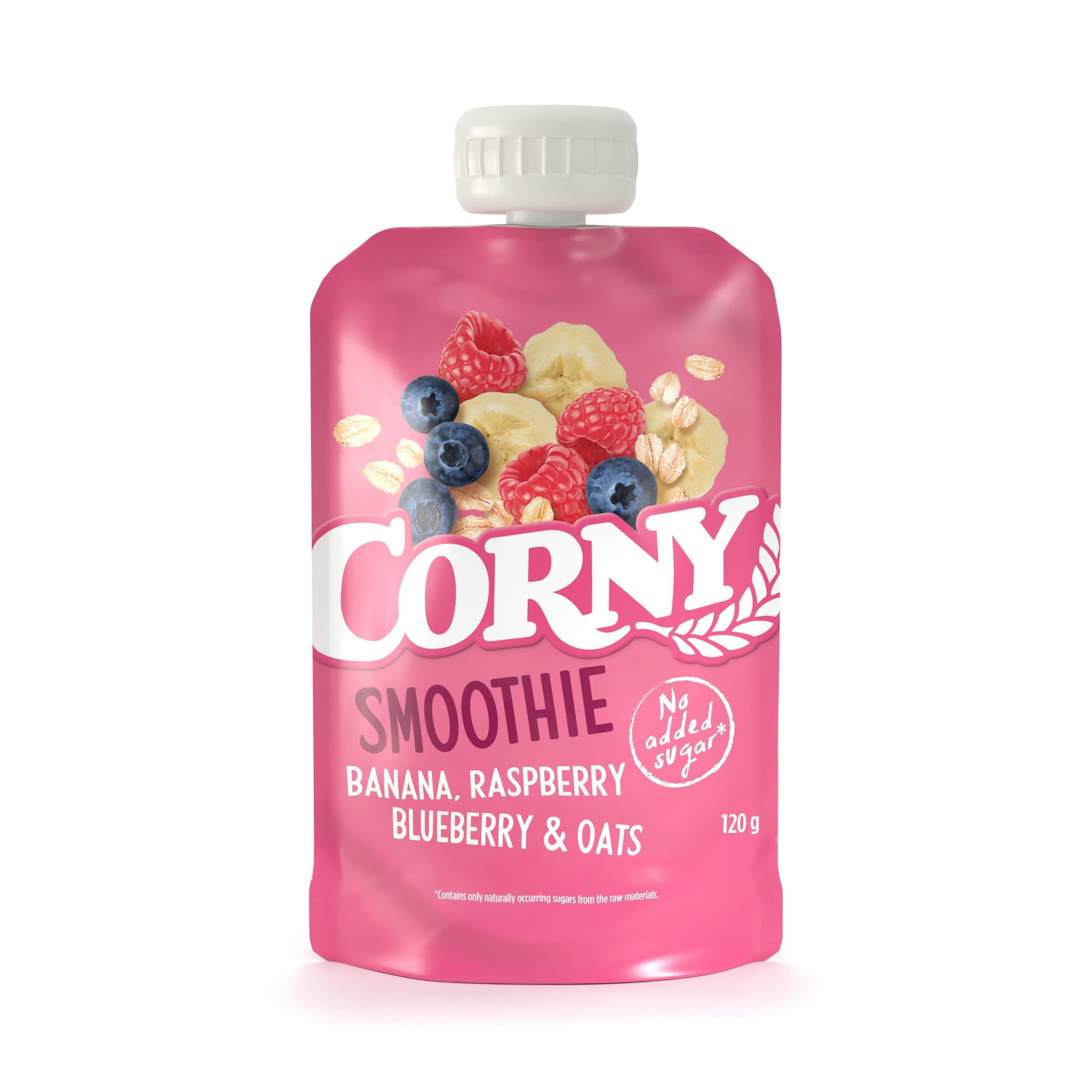 Corny kapsička Smoothie banán, maliny, borůvky, ovesné vločky 120 g