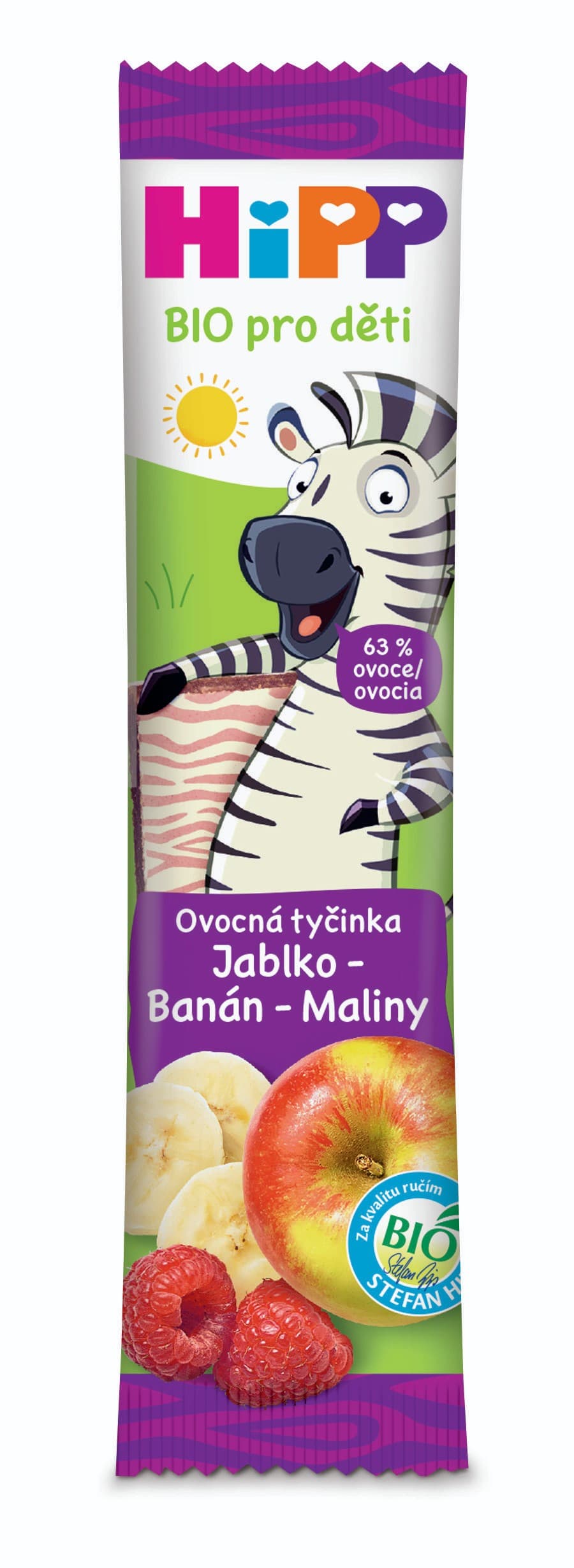 HiPP BIO oplatka banán-jablko-maliny 23 g