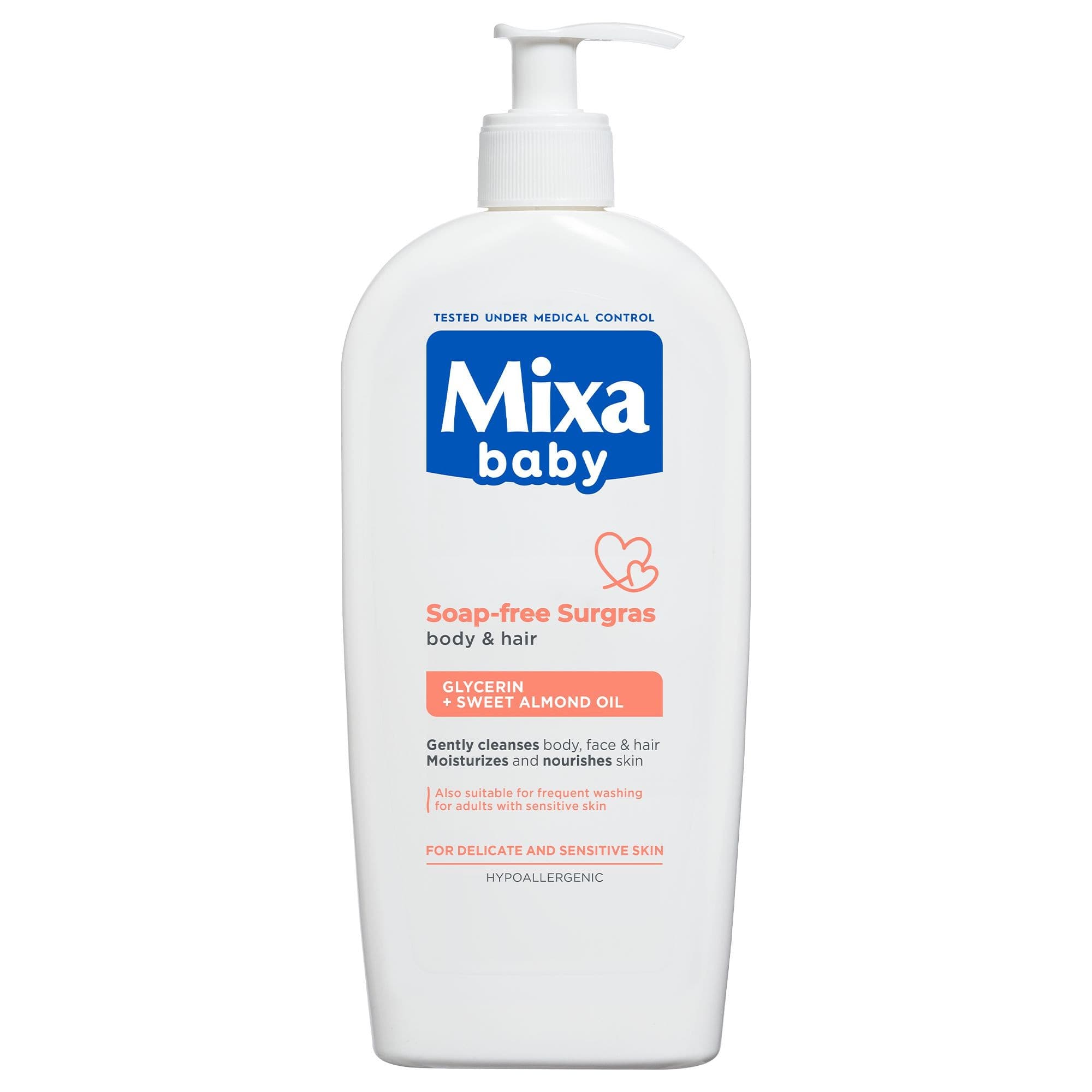 Mixa Baby Mycí gel na tělo a vlásky 400 ml