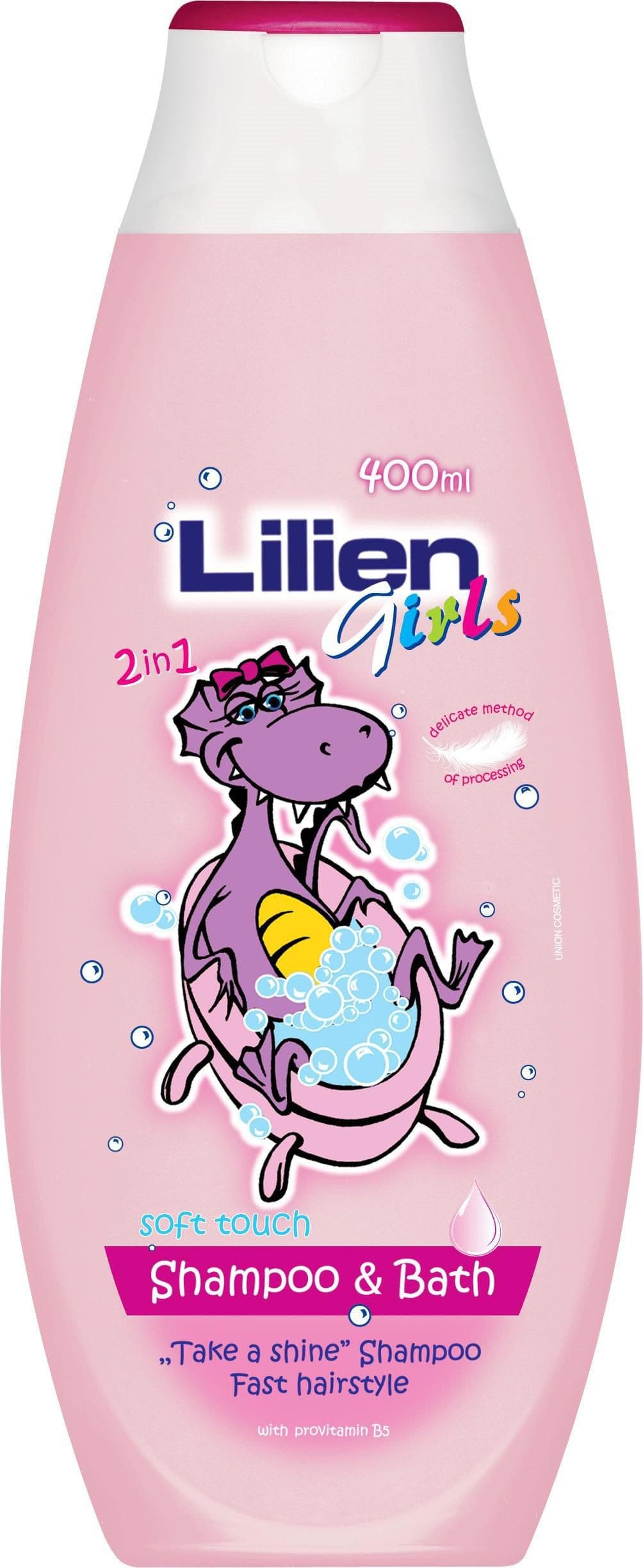 Lilien Dětský šampon & pěna 2v1 pro dívky 400 ml