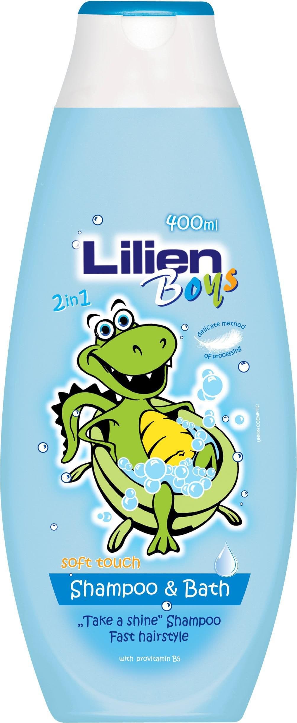 Lilien Dětský šampon & pěna 2v1 pro chlapce 400 ml