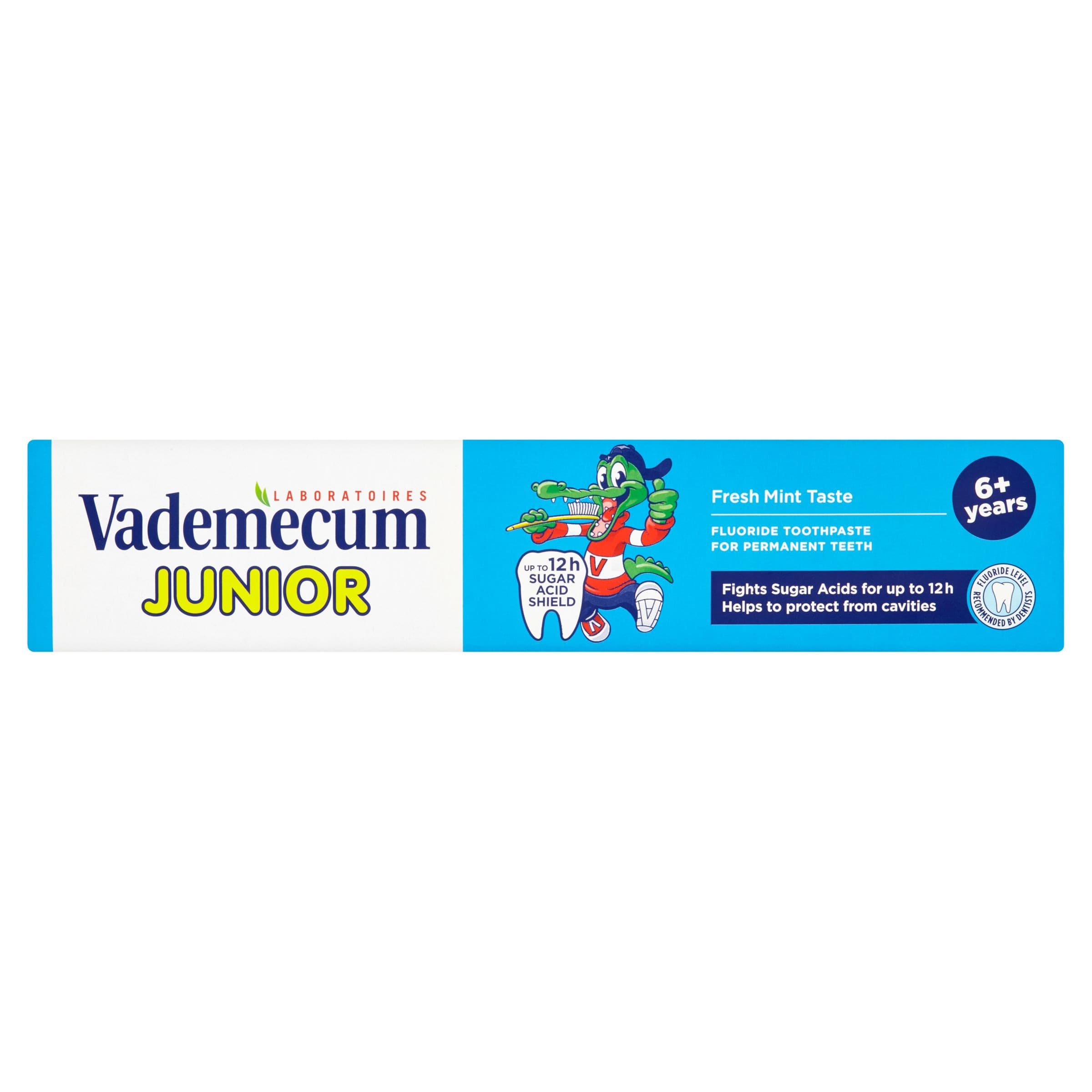 Vademecum Junior zubní pasta pro stálé zuby 6+ Fresh Mint Taste 75 ml