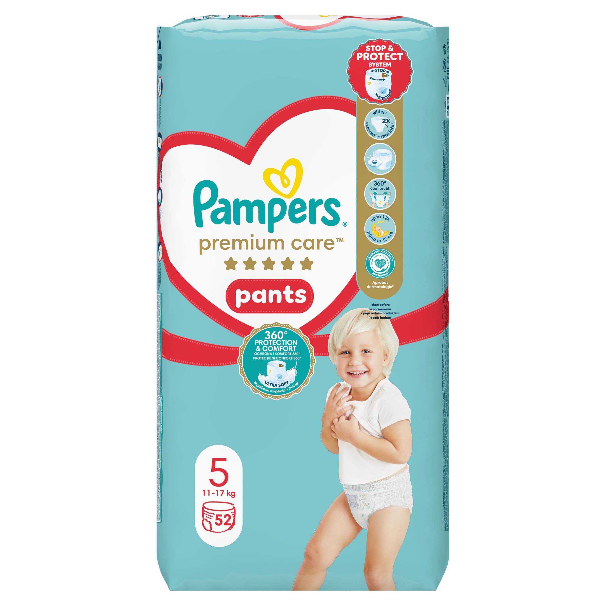 Pampers Premium Pants vel.5 52ks