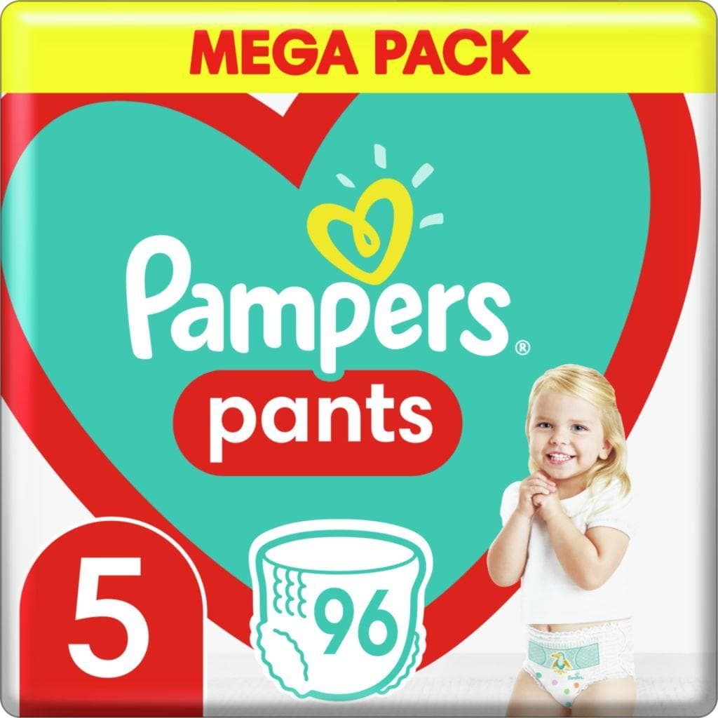 Plenkové kalhotky Pampers Pantsy Velikost 5 96ks