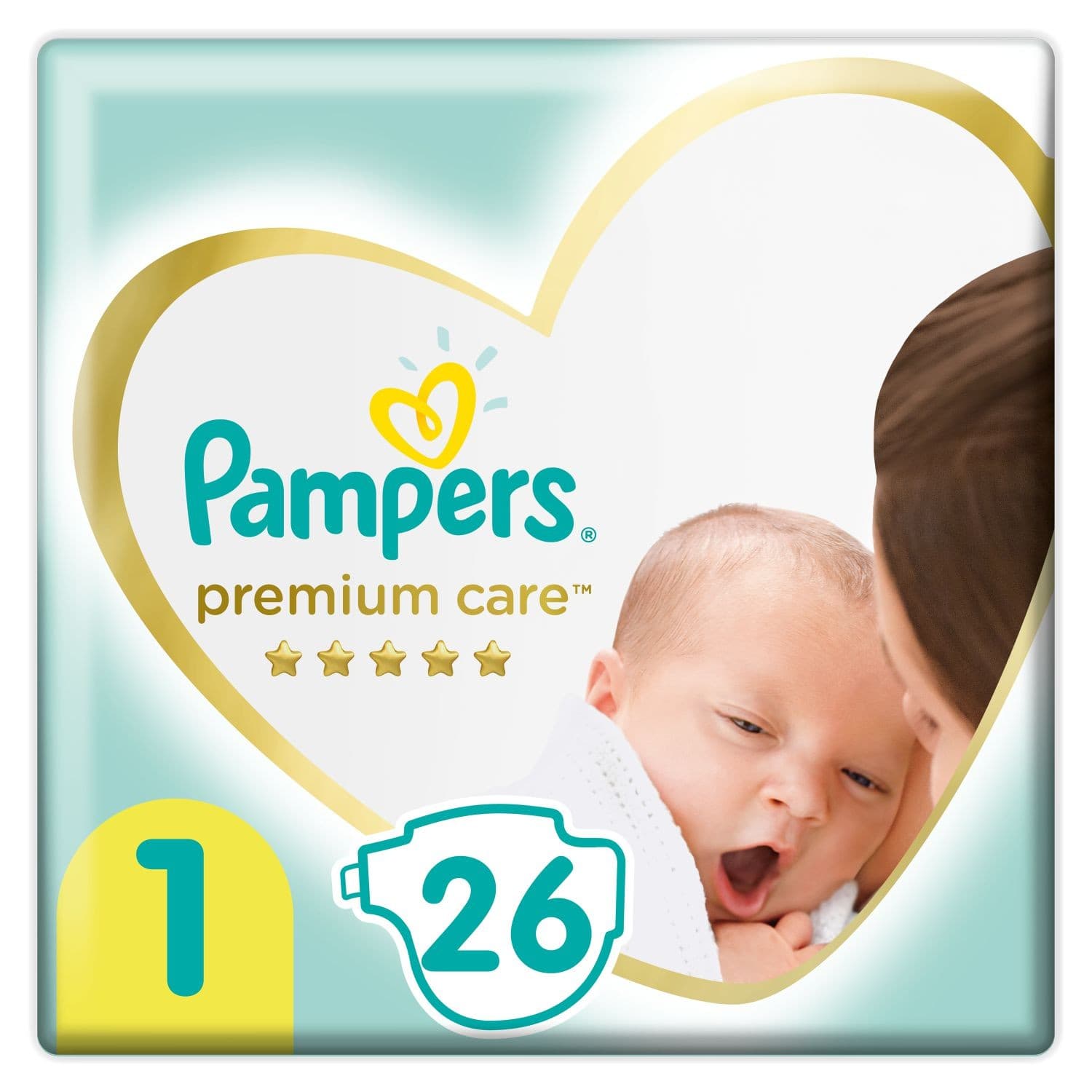 Pampers Premium Care vel. 1 (2kg-5kg) 26ks