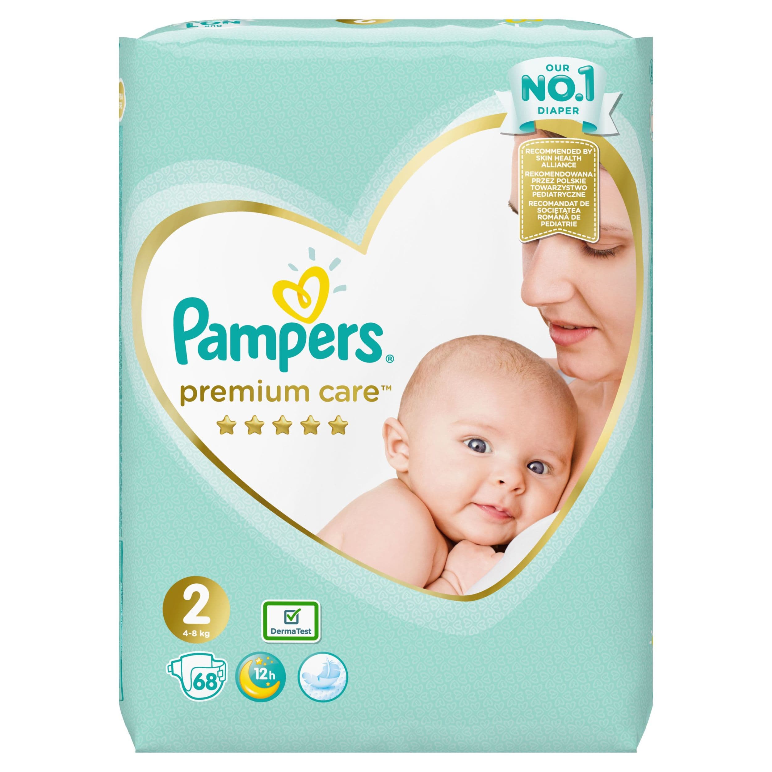Pampers Premium Care vel. 2 (4kg-8kg) 68ks